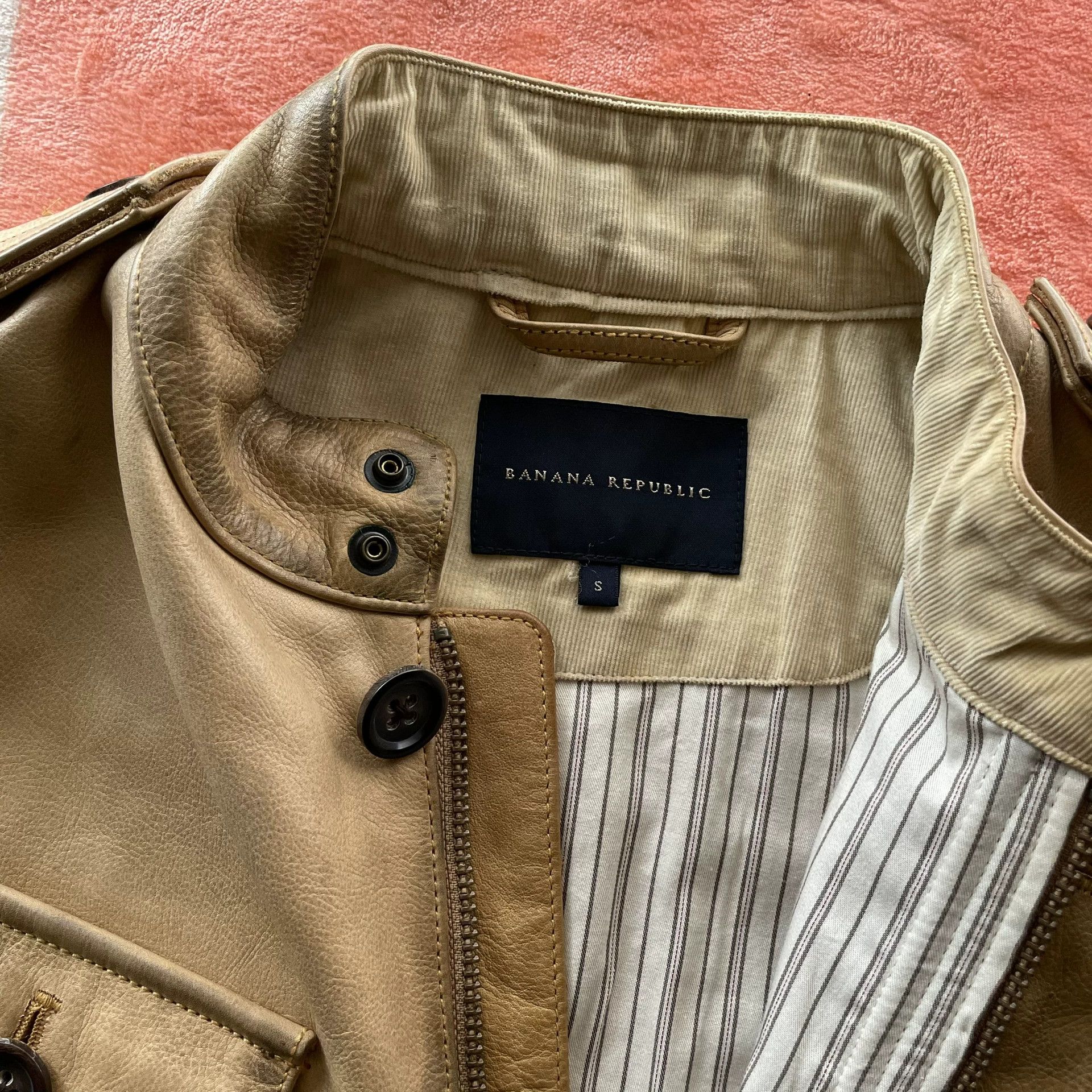 Banana Republic Banana Republic Leather Jacket Size US S / EU 44-46 / 1 - 4 Thumbnail
