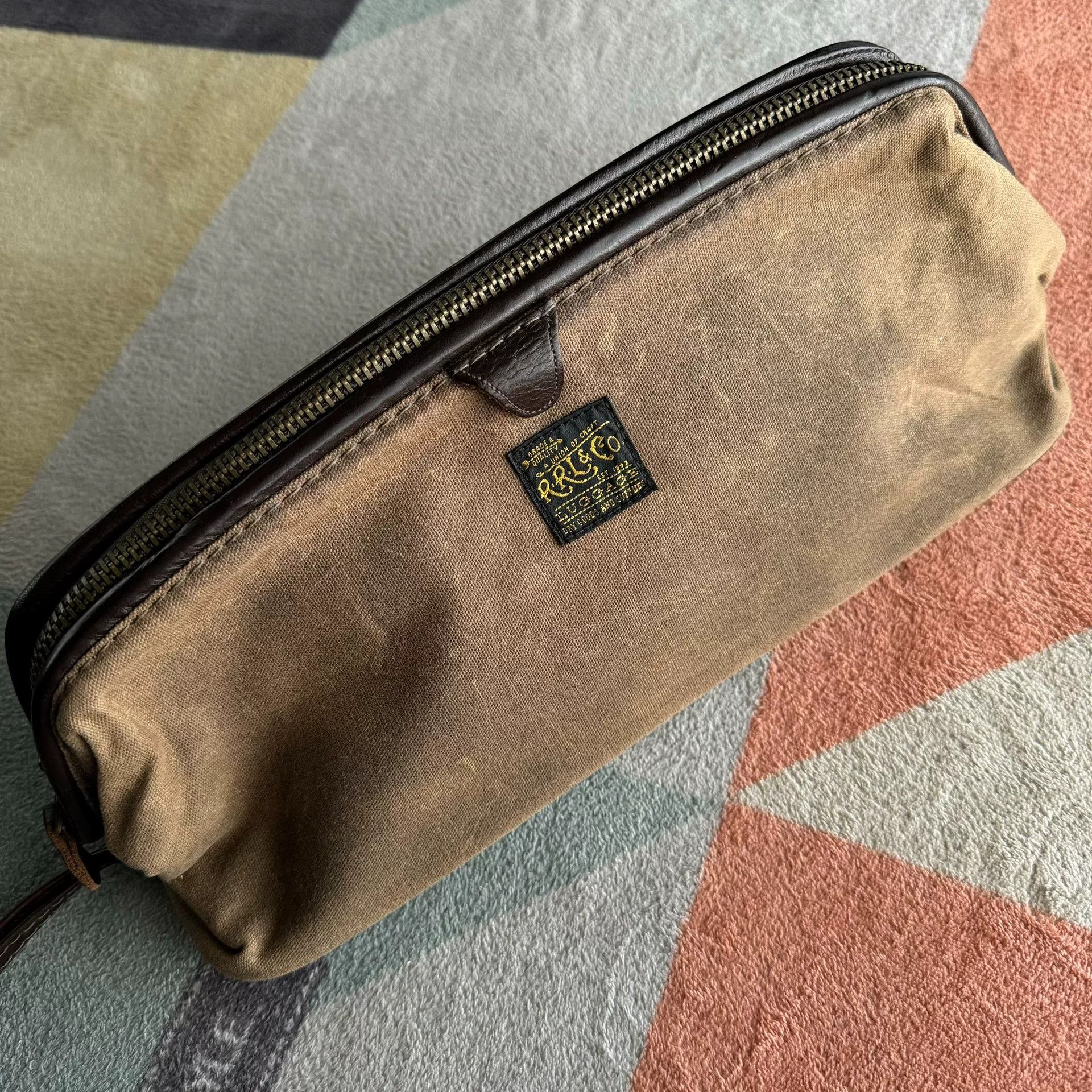 RRL Ralph Lauren RRL Double RL Canvas Clutch Wash Bag Size ONE SIZE - 9 Thumbnail