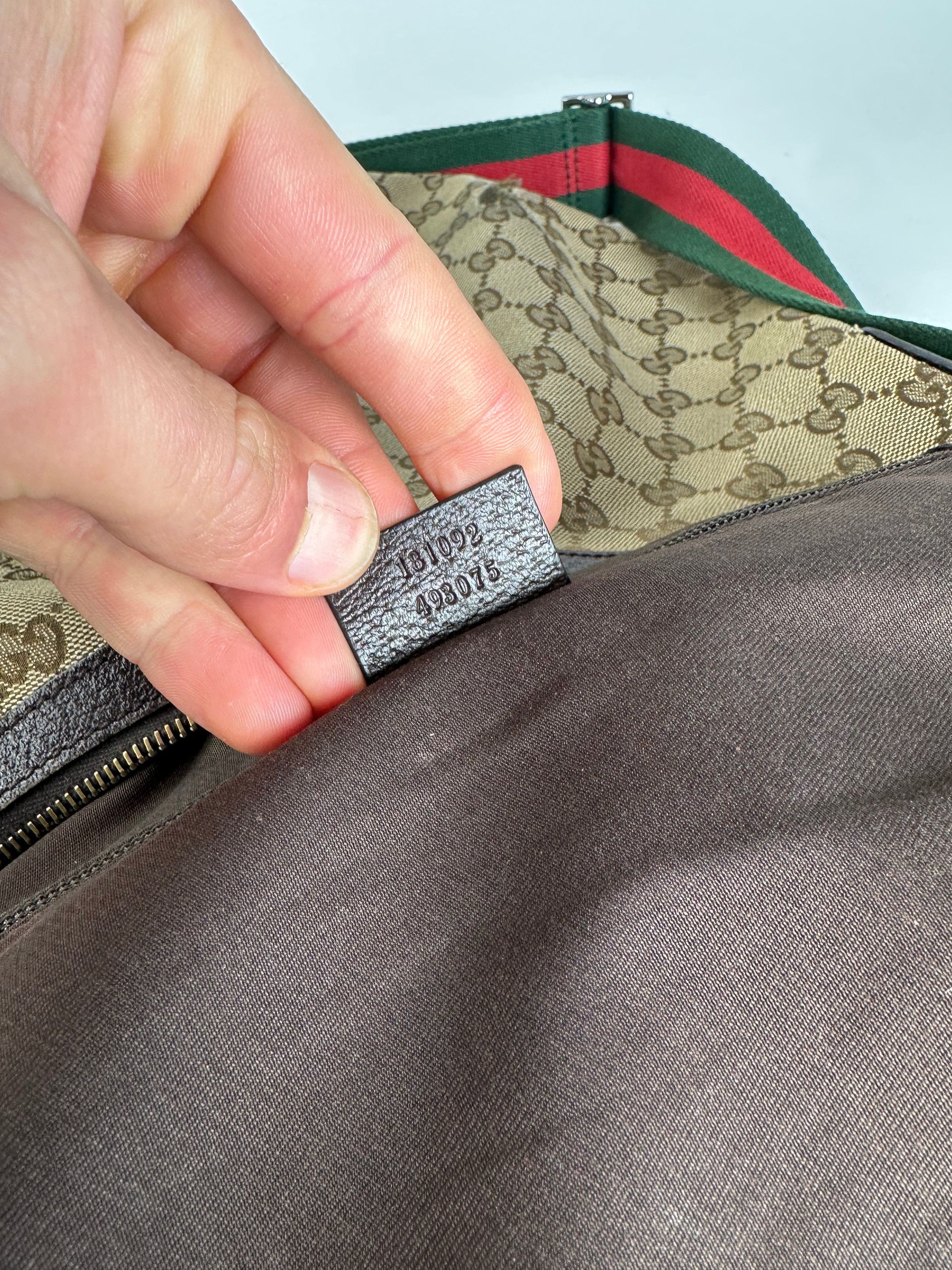 Gucci Vintage Monogram Canvas Croissant Shoulder bag Beige Brown Size ONE SIZE - 7 Thumbnail