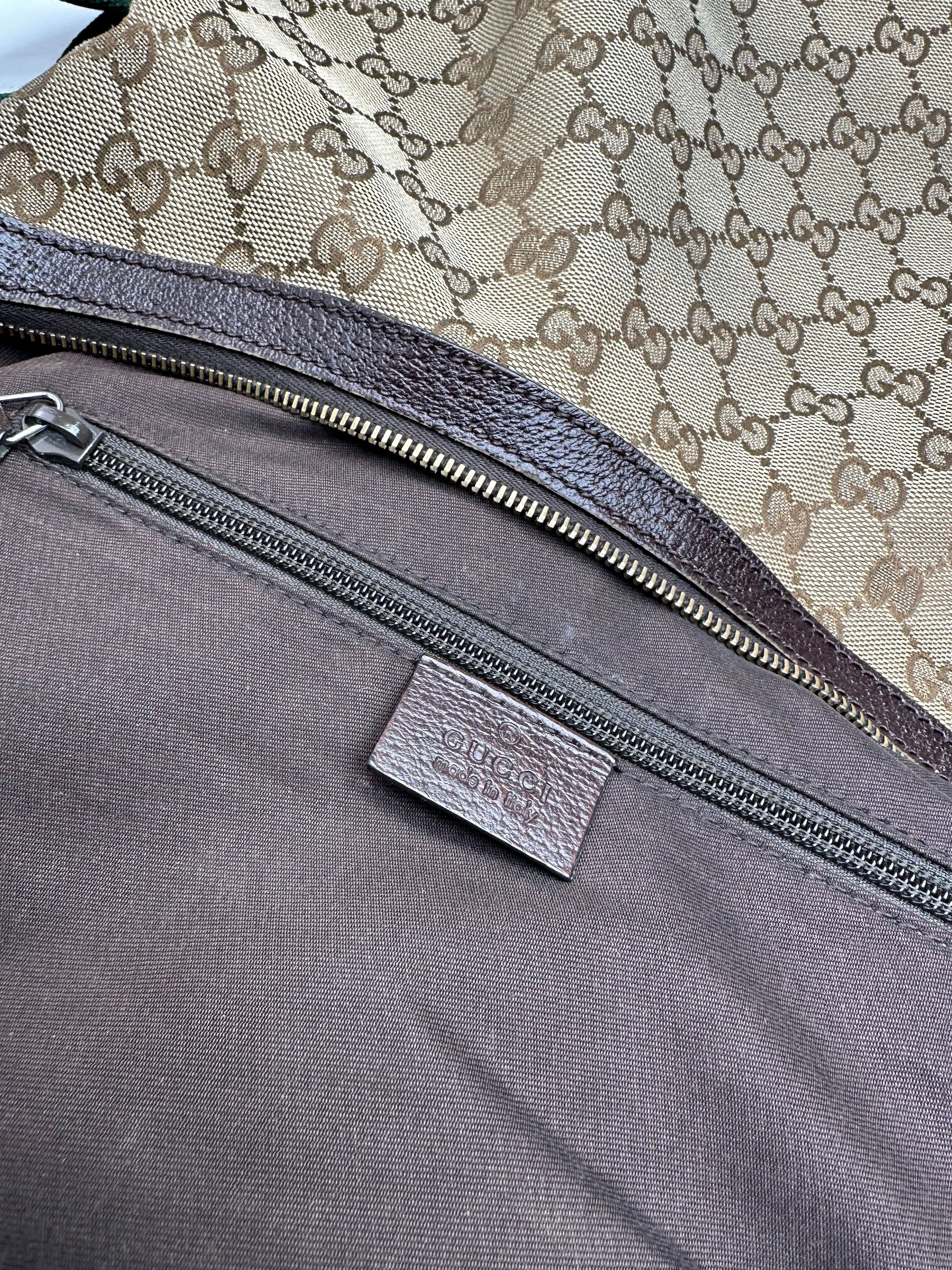 Gucci Vintage Monogram Canvas Croissant Shoulder bag Beige Brown Size ONE SIZE - 6 Thumbnail