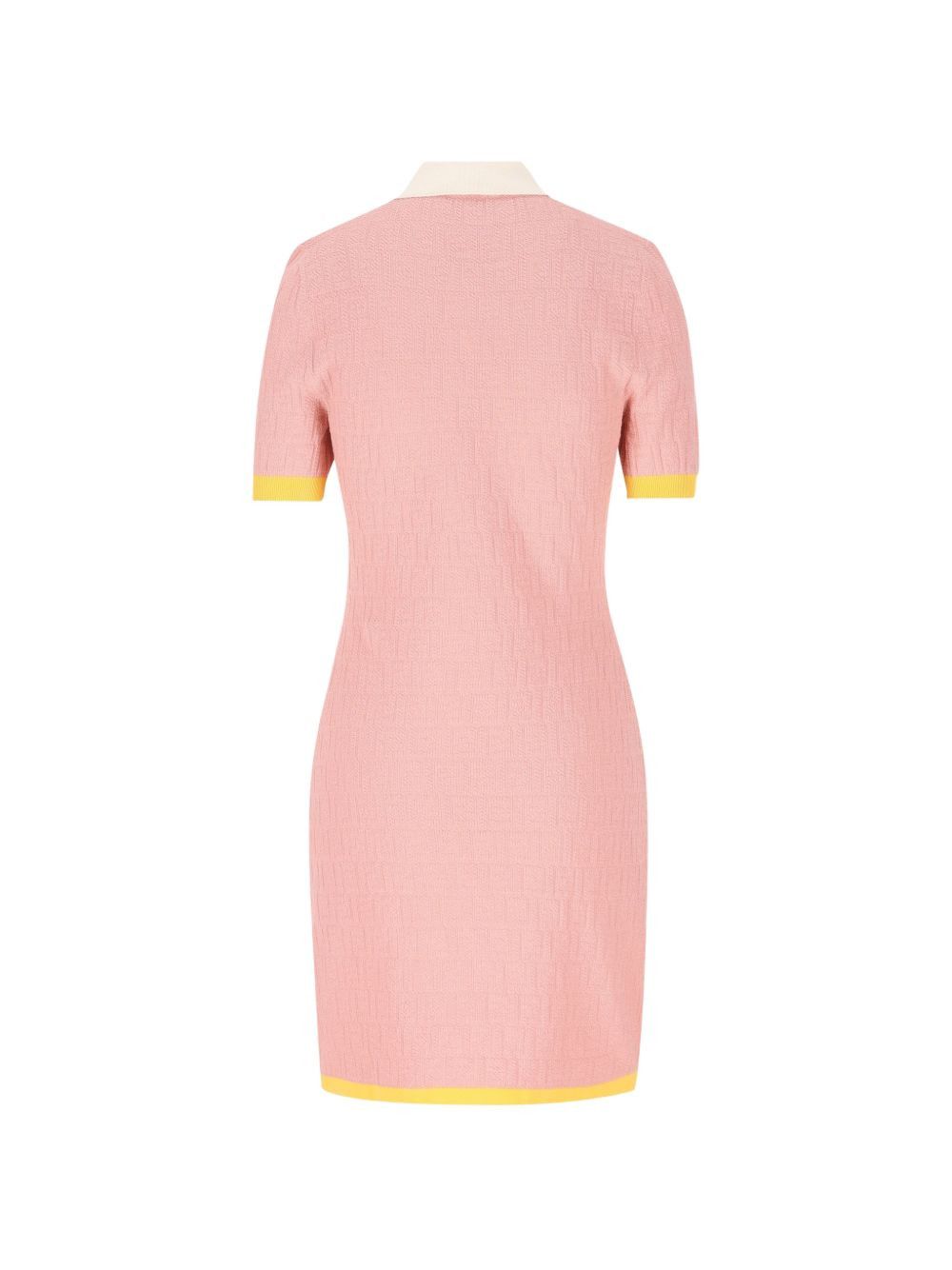 Fendi COTTON AND SILK BLEND SHORT DRESS Size S / US 4 / IT 40 - 2 Thumbnail