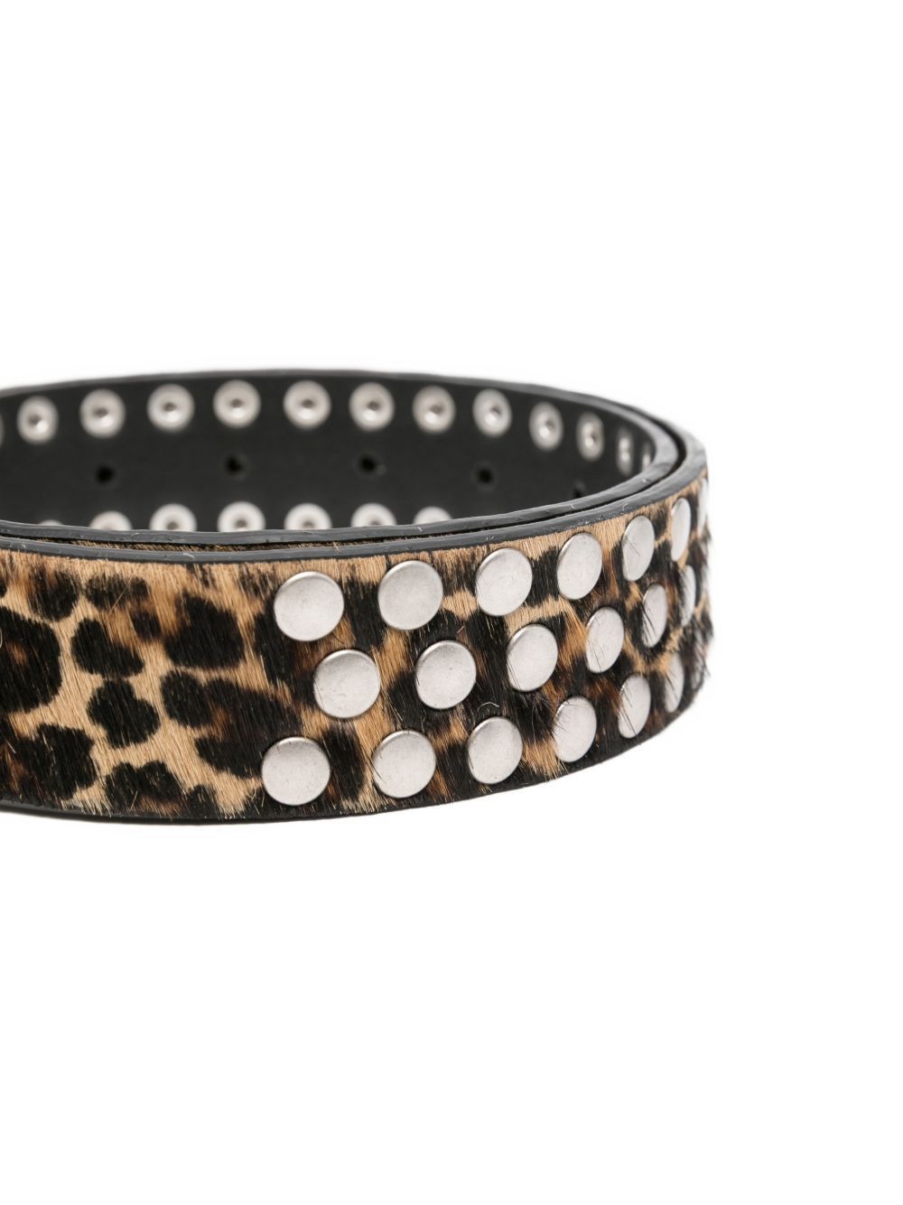 Golden Goose LEO STUDDED LEATHER BELT Size ONE SIZE - 2 Thumbnail