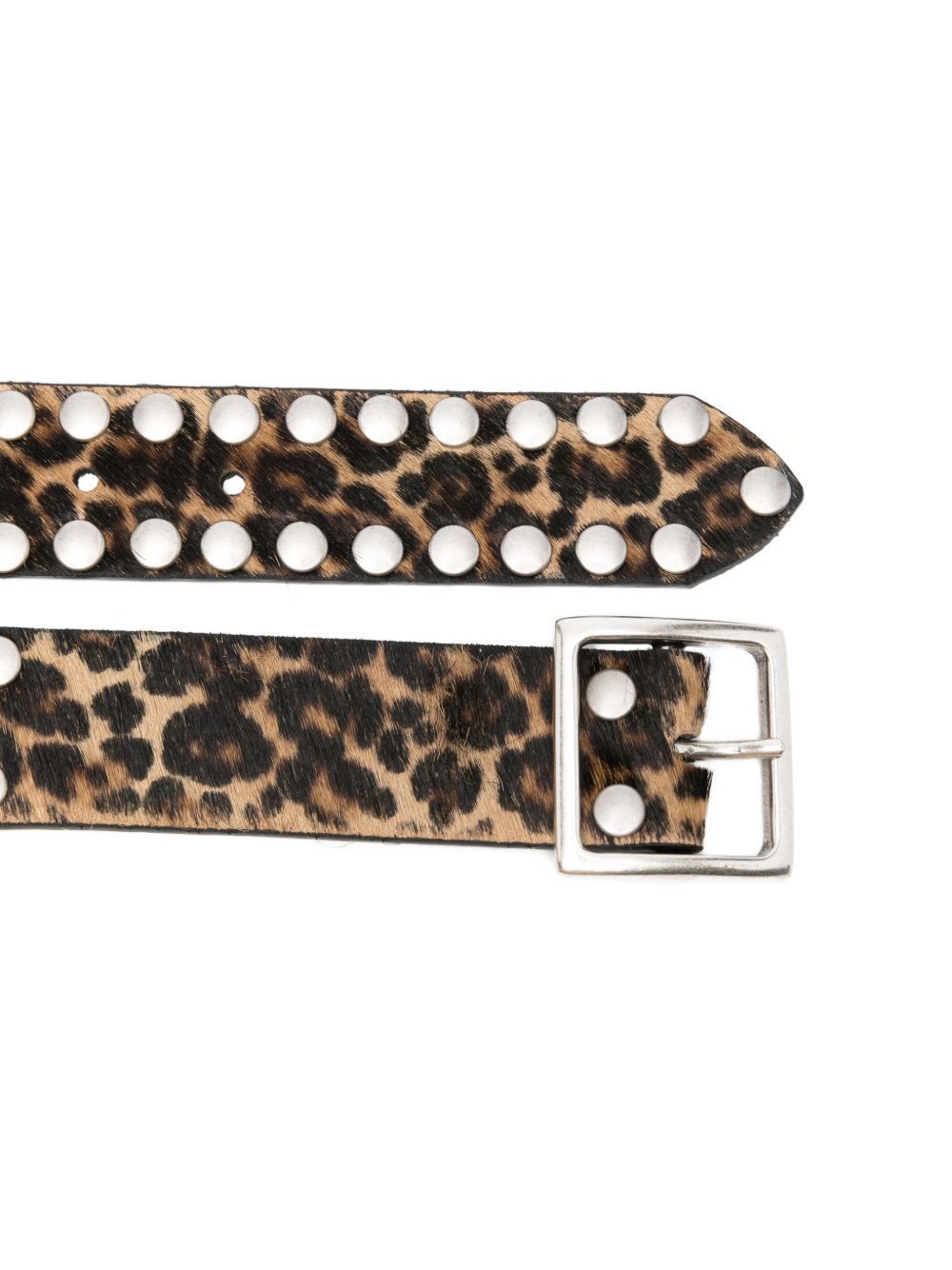 Golden Goose LEO STUDDED LEATHER BELT Size ONE SIZE - 3 Thumbnail