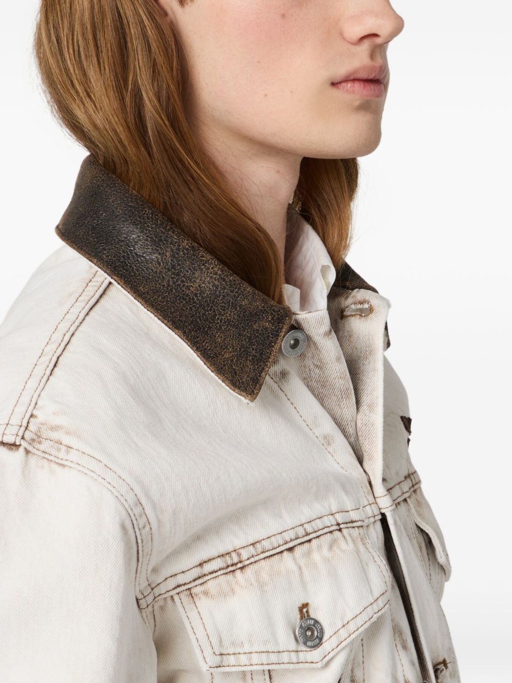 Miu Miu DENIM COTTON JACKET Size S / US 4 / IT 40 - 7 Thumbnail