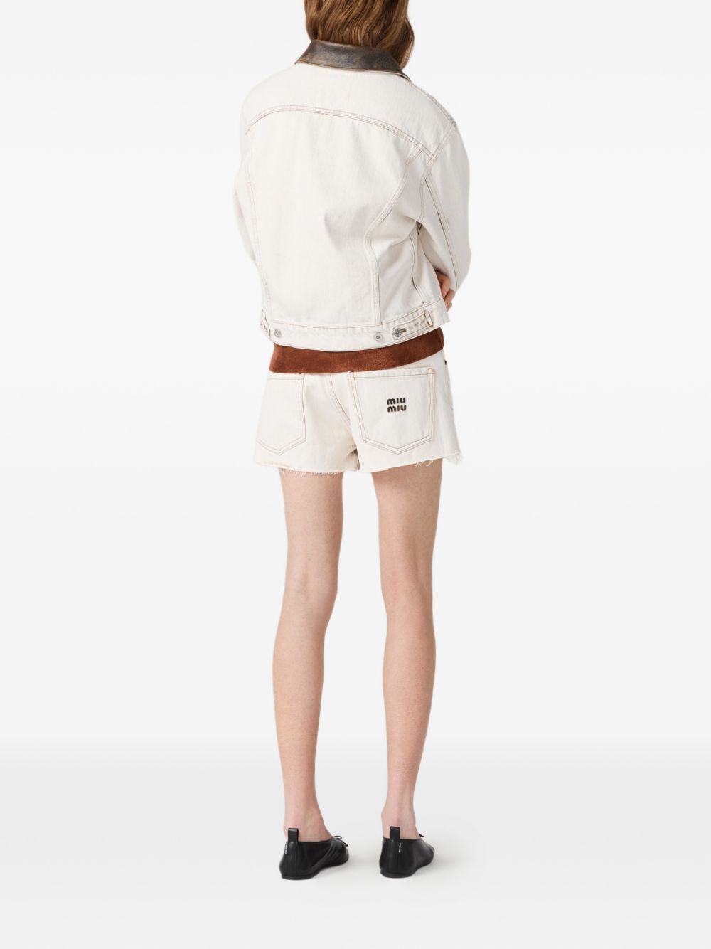 Miu Miu DENIM COTTON JACKET Size M / US 6-8 / IT 42-44 - 5 Thumbnail