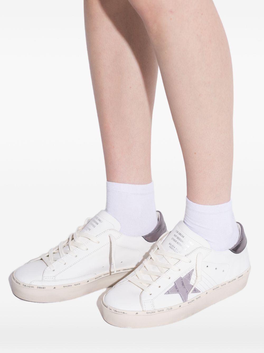 Golden Goose HI STAR LEATHER SNEAKERS Size US 6 / IT 36 - 3 Thumbnail