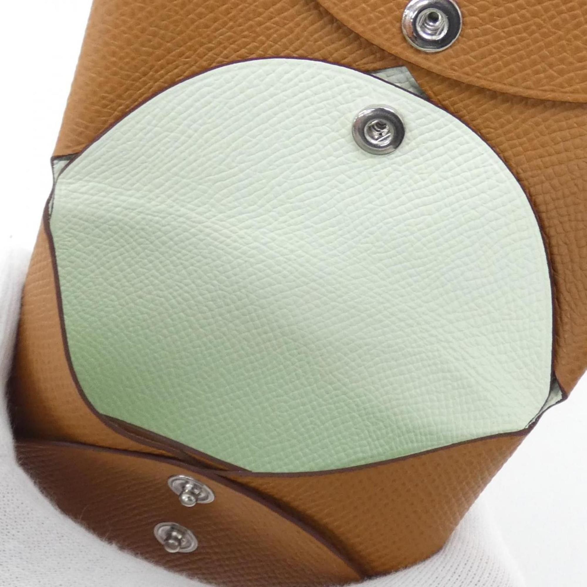 Hermes Hermes Calvi Duo Verso 083036CK Wallet/Coin Case Size ONE SIZE - 4 Thumbnail