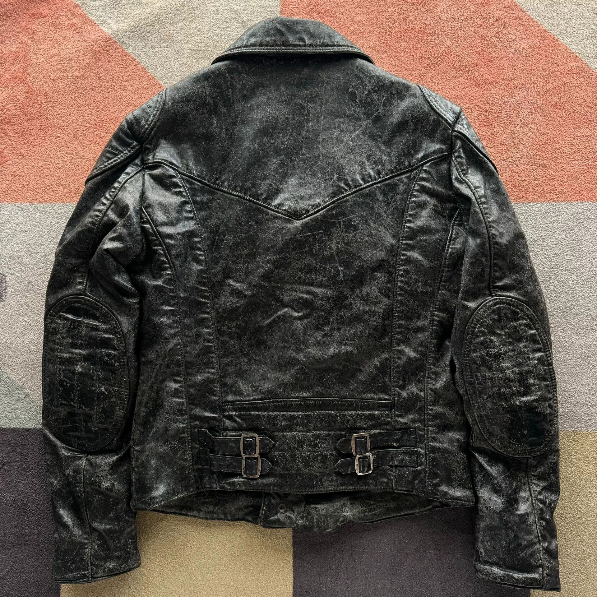 Denim & Supply Ralph Lauren Denim Supply Ralph Lauren Coated Biker Jacket Size US S / EU 44-46 / 1 - 3 Thumbnail