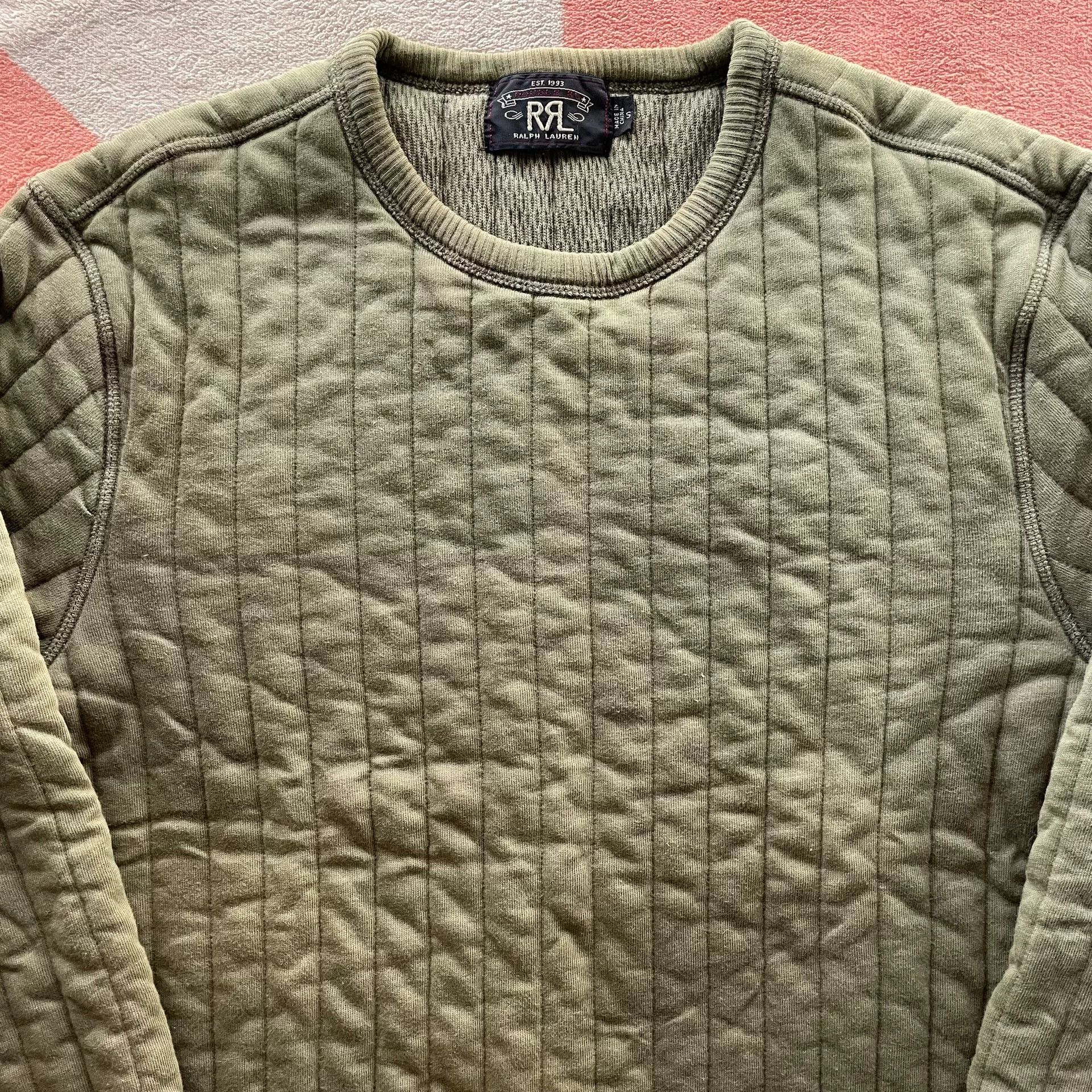 RRL Ralph Lauren RRL Padded Sweatshirt Size US S / EU 44-46 / 1 - 2 Thumbnail