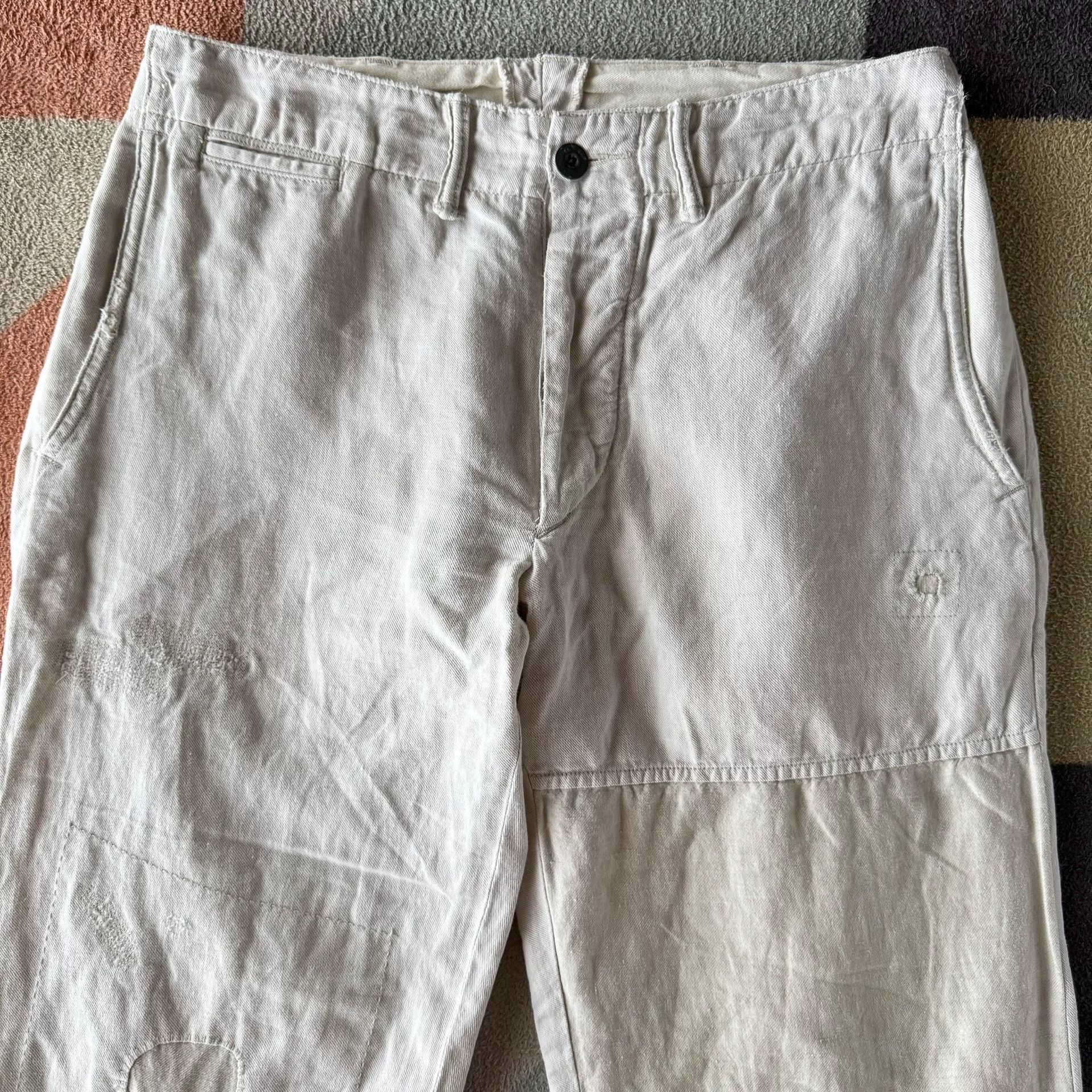 RRL Ralph Lauren RRL Cotton-Linen Patch Pants Size US 28 / EU 44 - 3 Thumbnail