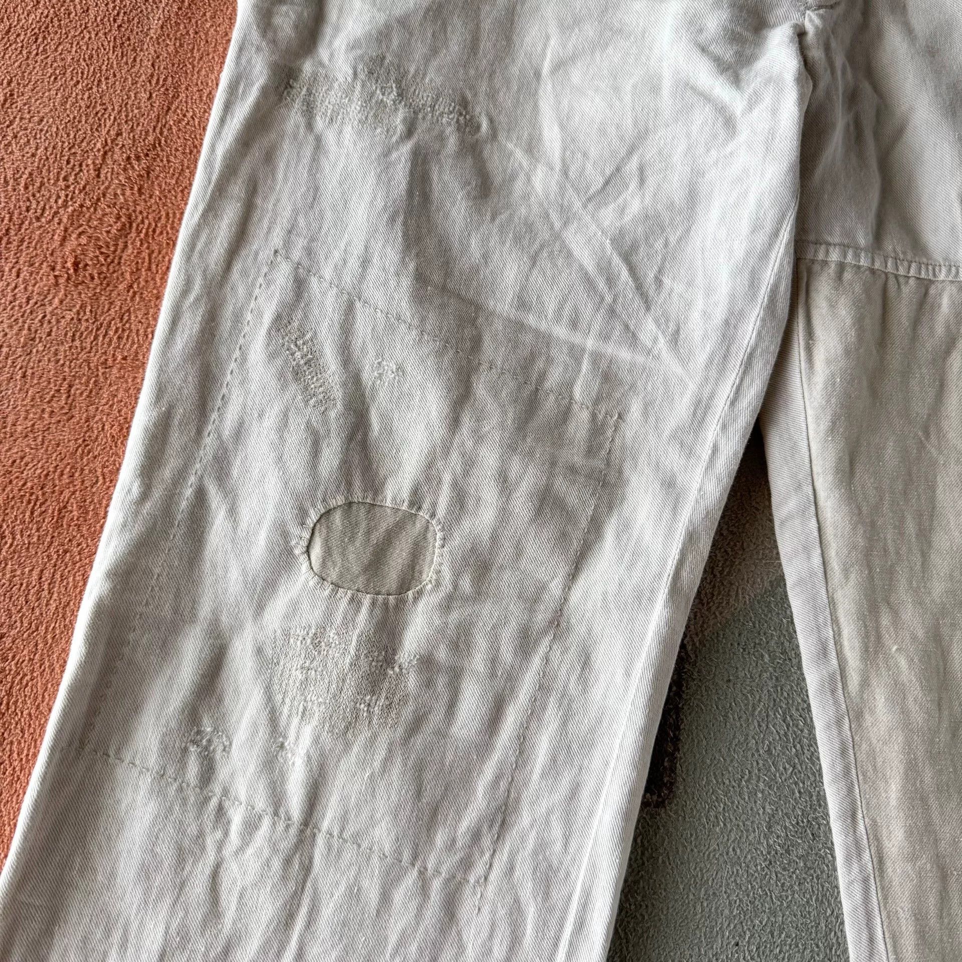 RRL Ralph Lauren RRL Cotton-Linen Patch Pants Size US 28 / EU 44 - 4 Thumbnail