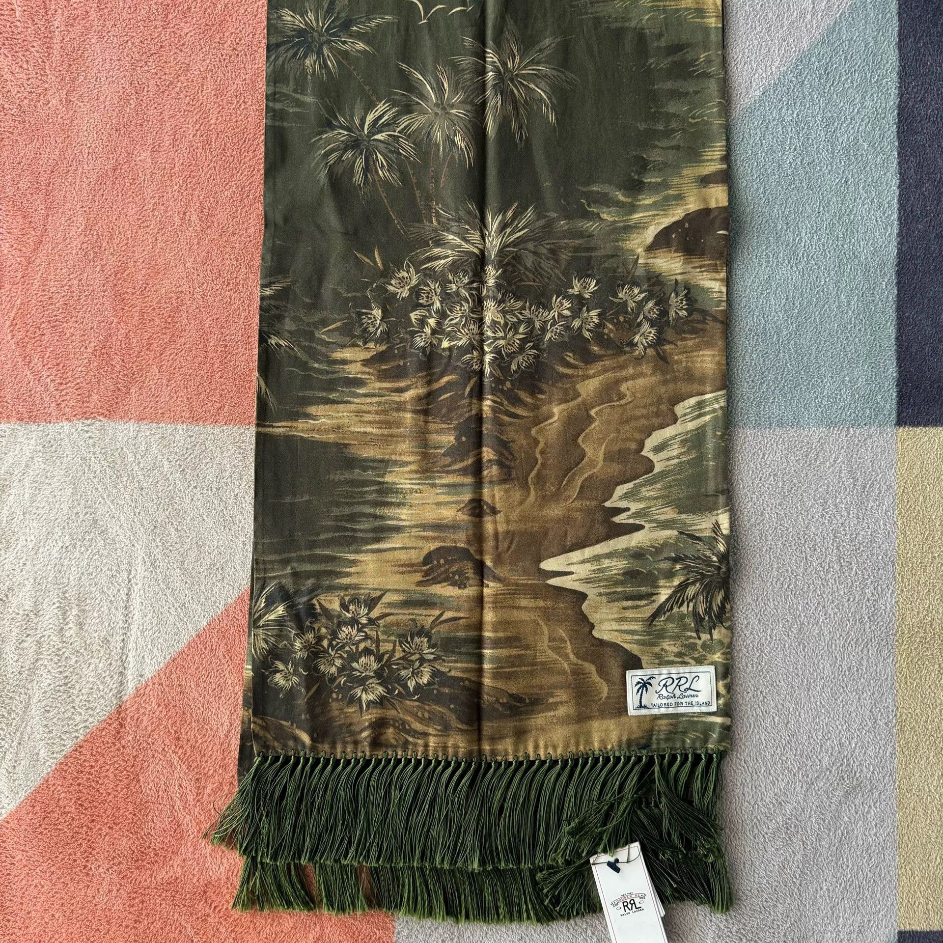 RRL Ralph Lauren RRL Ralph Lauren Double RL Scarf Size ONE SIZE - 3 Thumbnail