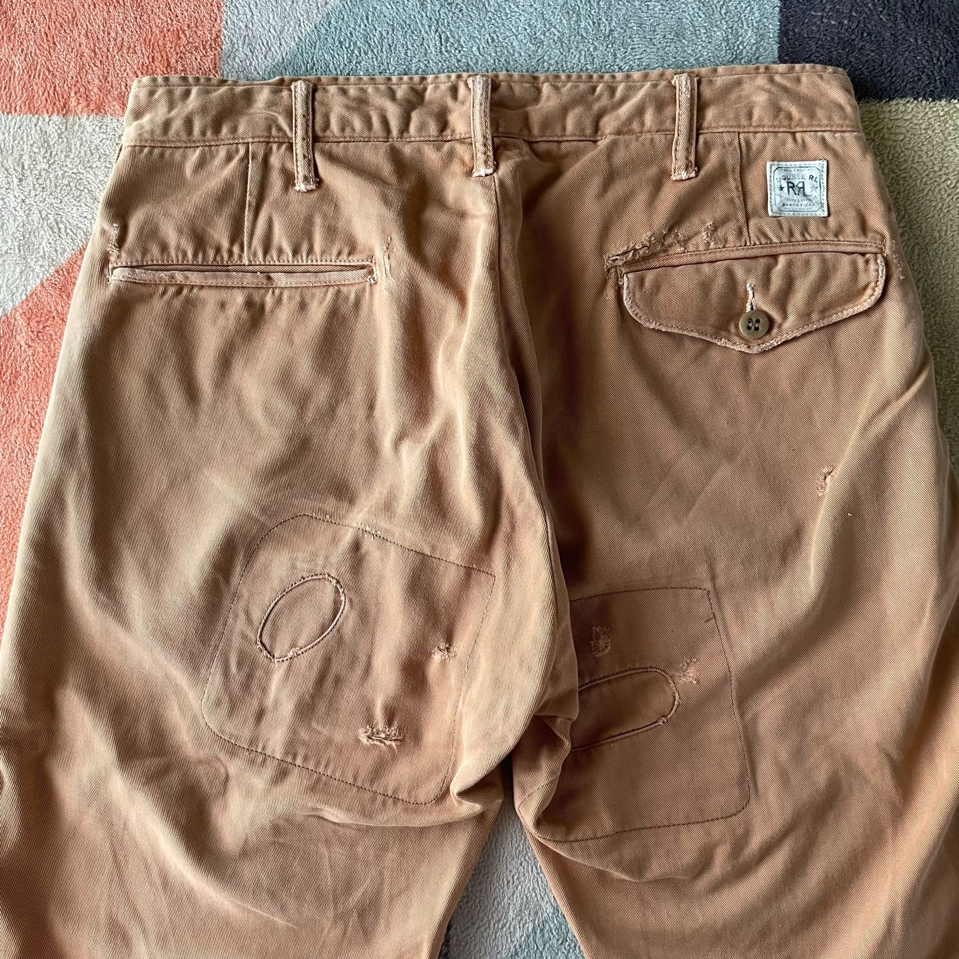 RRL Ralph Lauren RRL Vintage Patch Casual Pants Size US 28 / EU 44 - 8 Thumbnail