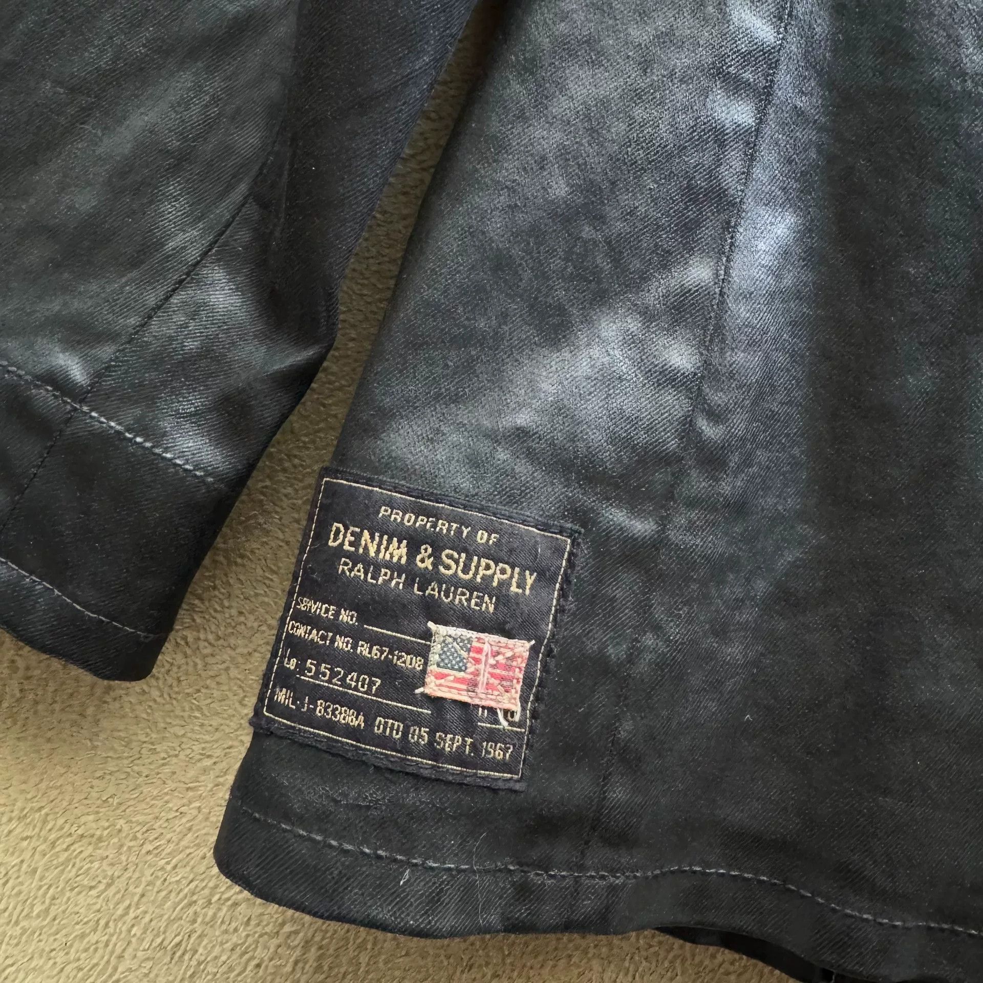 Denim & Supply Ralph Lauren Polo Ralph Lauren Denim Supply Navy Coated Coat Size US S / EU 44-46 / 1 - 8 Thumbnail