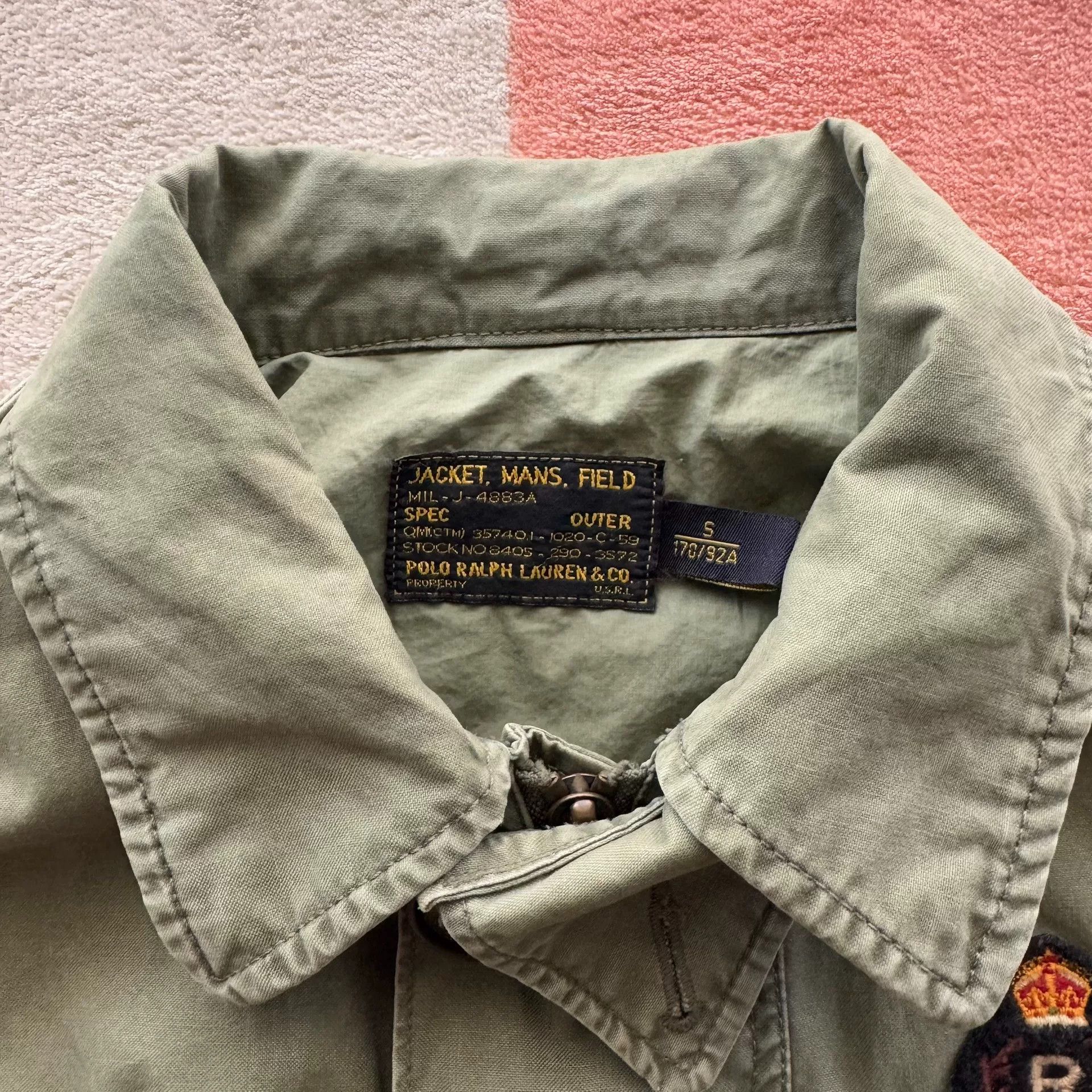 Ralph Lauren Polo Embroidered M43 Military Jacket