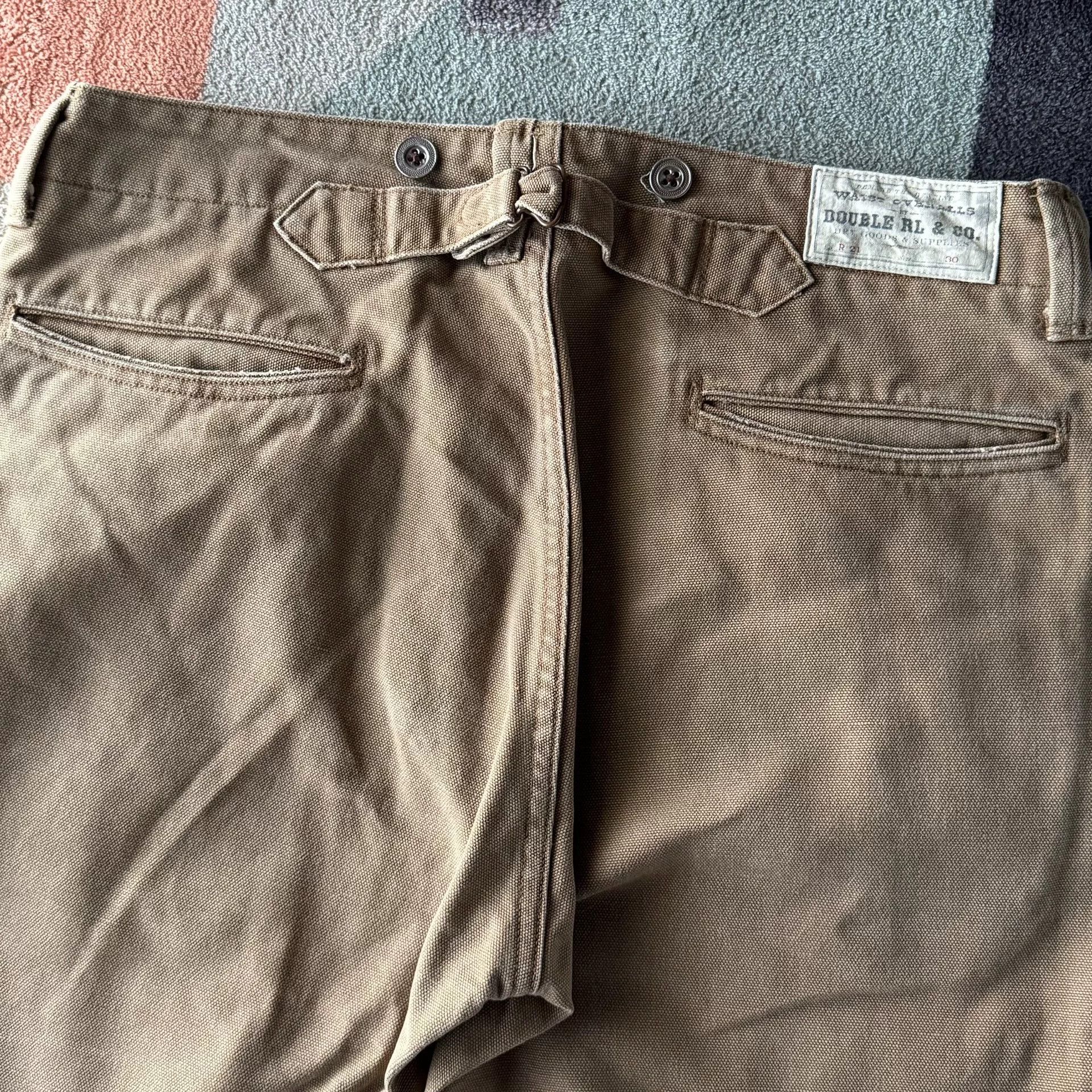 RRL Ralph Lauren RRL Heavy Canvas Cargo Pants Size US 30 / EU 46 - 7 Thumbnail