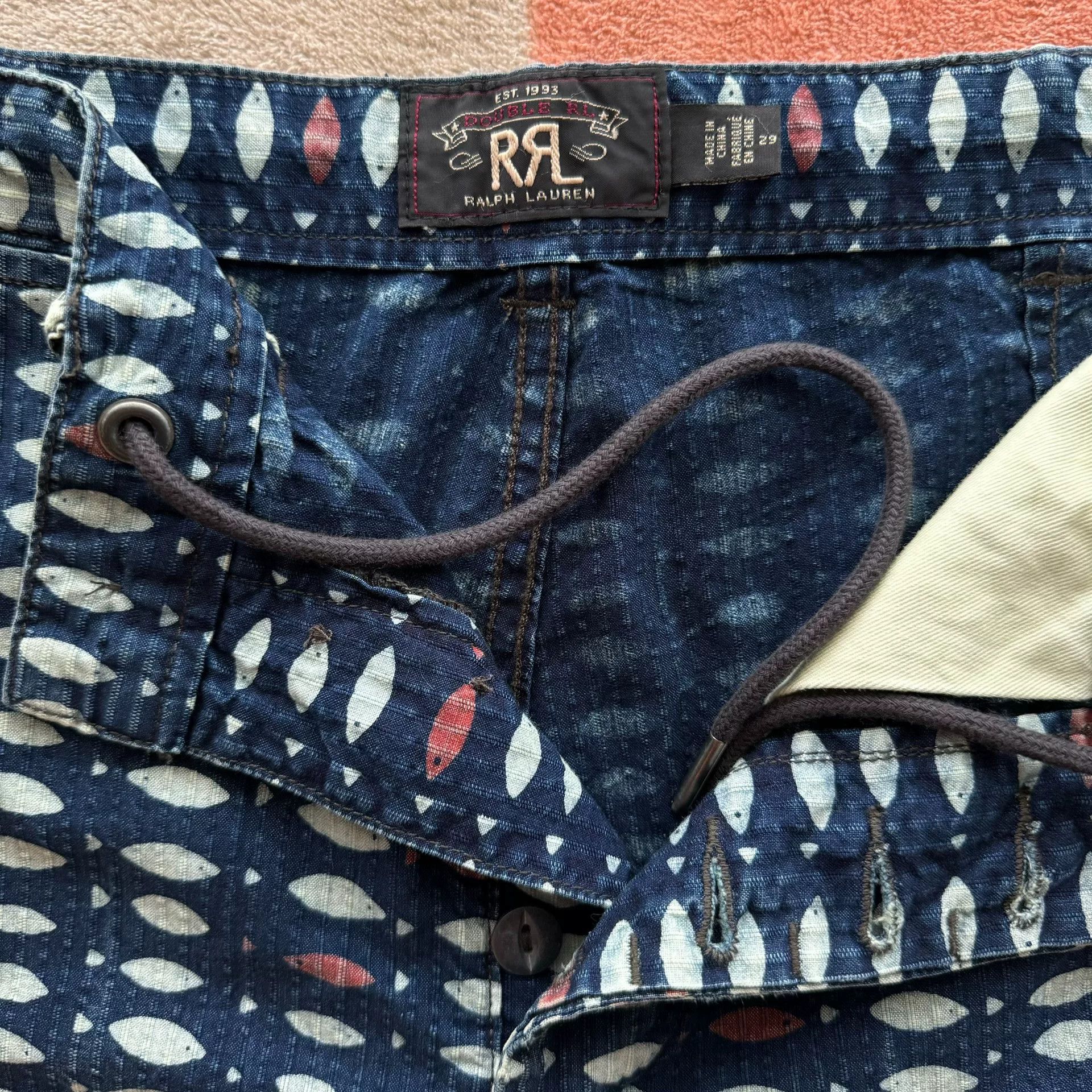 RRL Ralph Lauren Ralph Lauren Double RL Fish Shorts Size US 29 - 3 Thumbnail