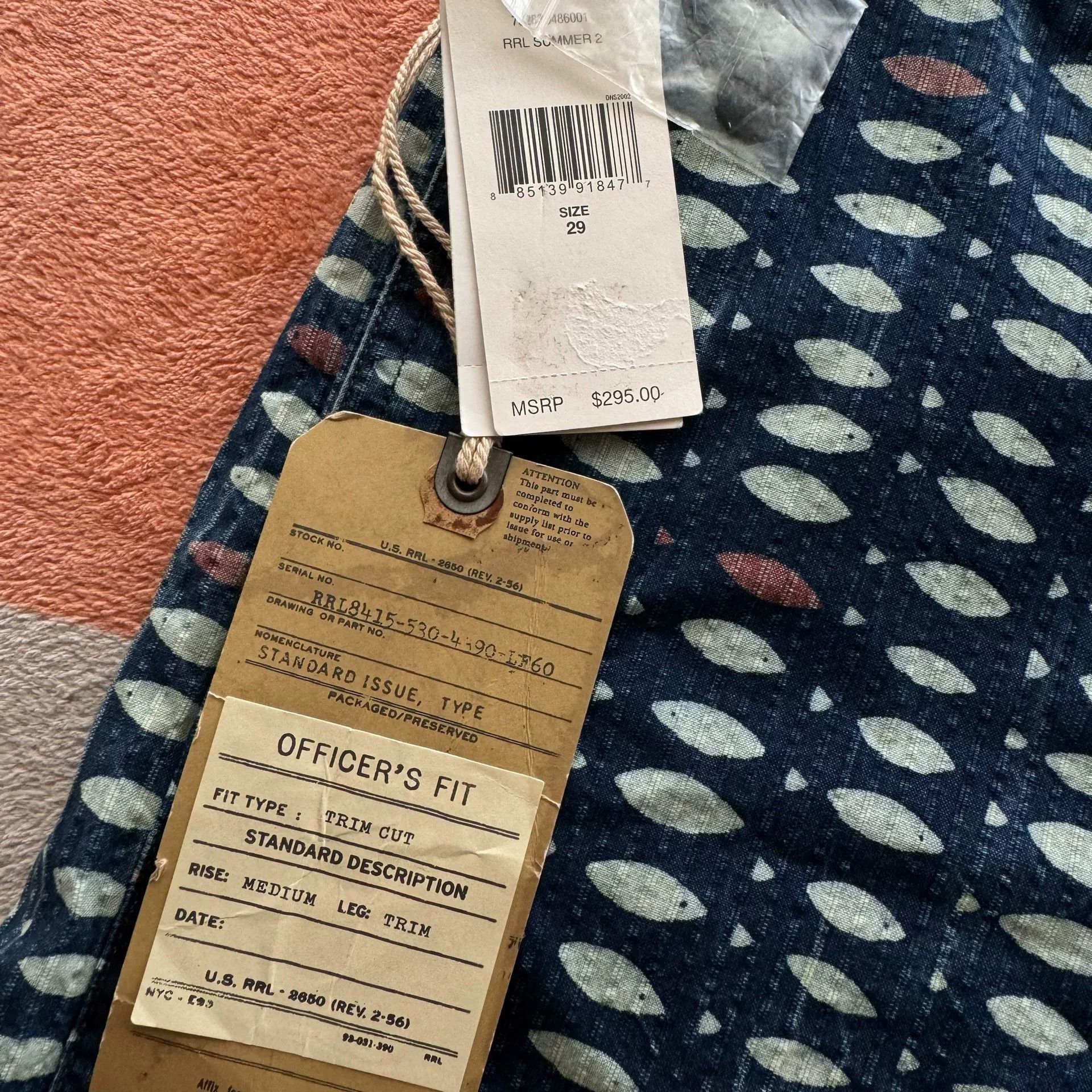 RRL Ralph Lauren Ralph Lauren Double RL Fish Shorts Size US 29 - 2 Thumbnail