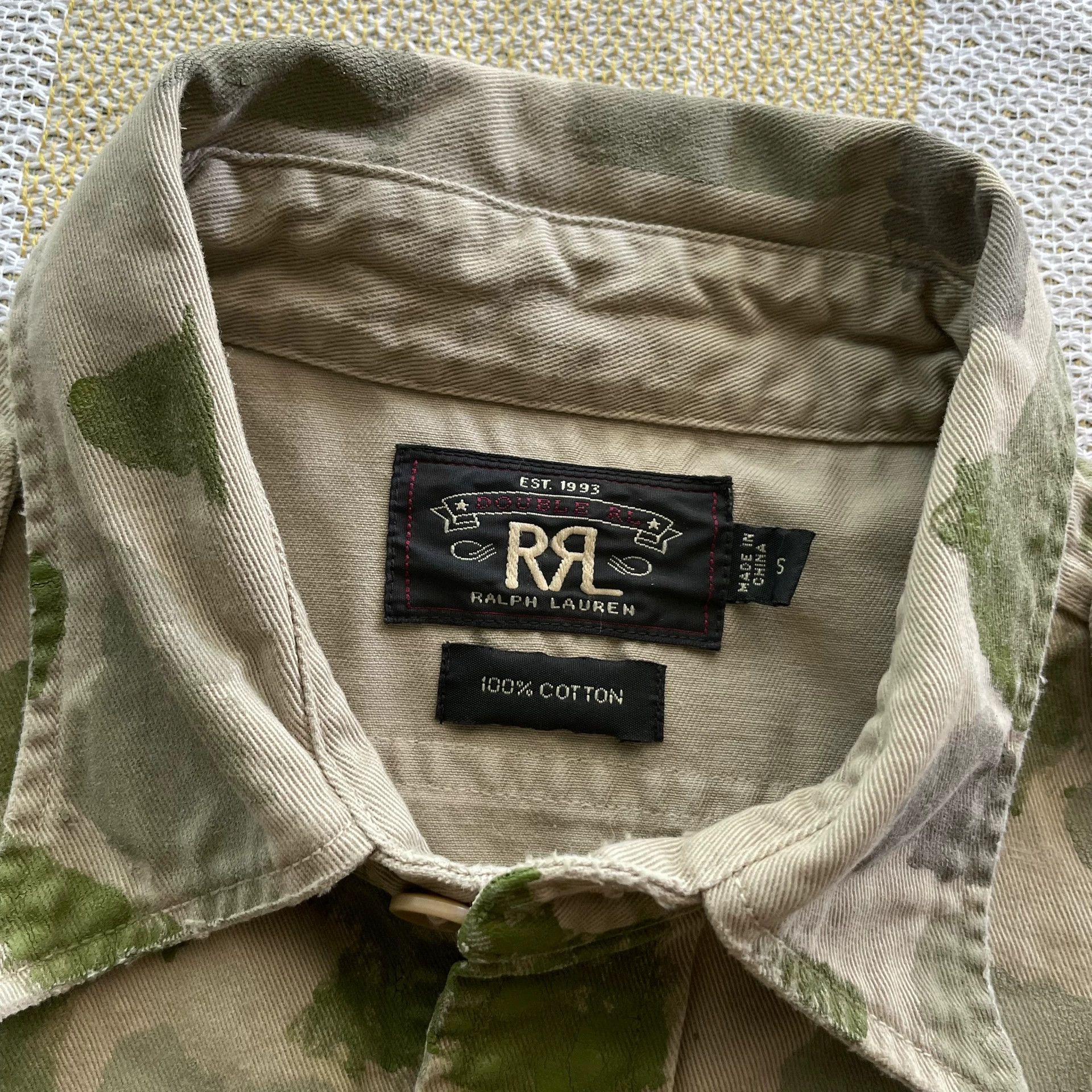 RRL Ralph Lauren RRL Limited Edition Camouflage Shirt Size US S / EU 44-46 / 1 - 3 Thumbnail