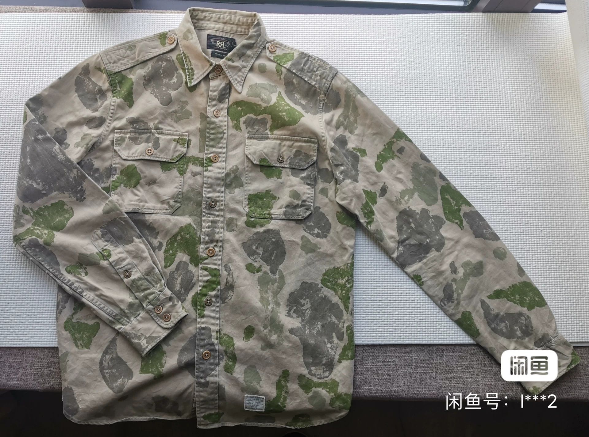 RRL Ralph Lauren RRL Limited Edition Camouflage Shirt Size US S / EU 44-46 / 1 - 9 Thumbnail