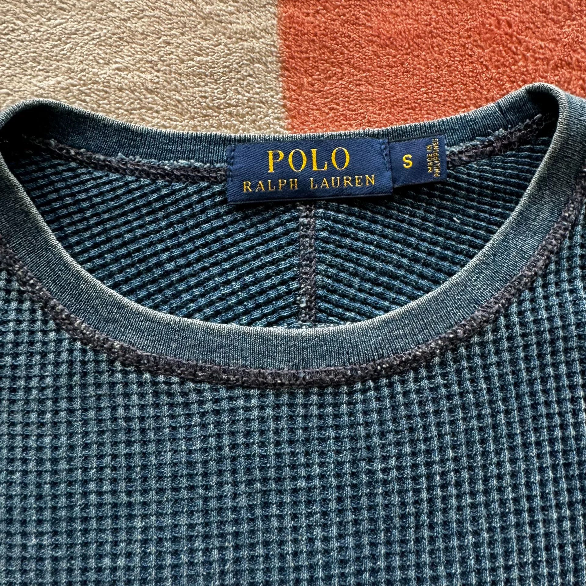 Polo Ralph Lauren Ralph Lauren Waffle Long Sleeve T-Shirt Size US S / EU 44-46 / 1 - 3 Thumbnail