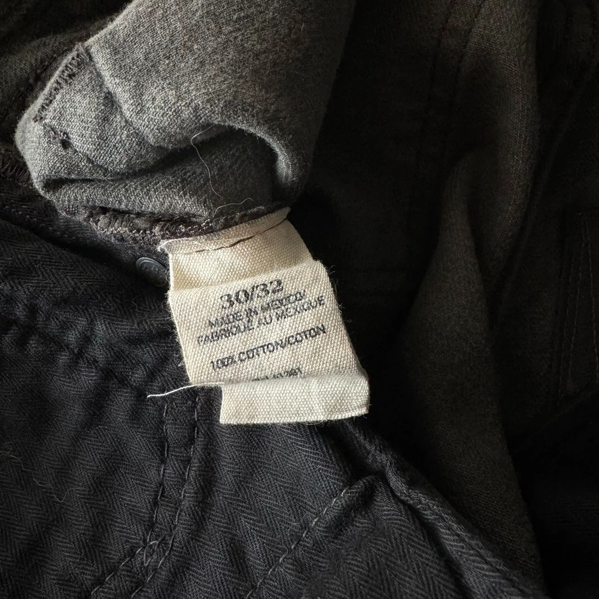 Denim & Supply Ralph Lauren Ralph Lauren Denim Supply Charcoal Patched Jeans Size US 30 / EU 46 - 7 Thumbnail