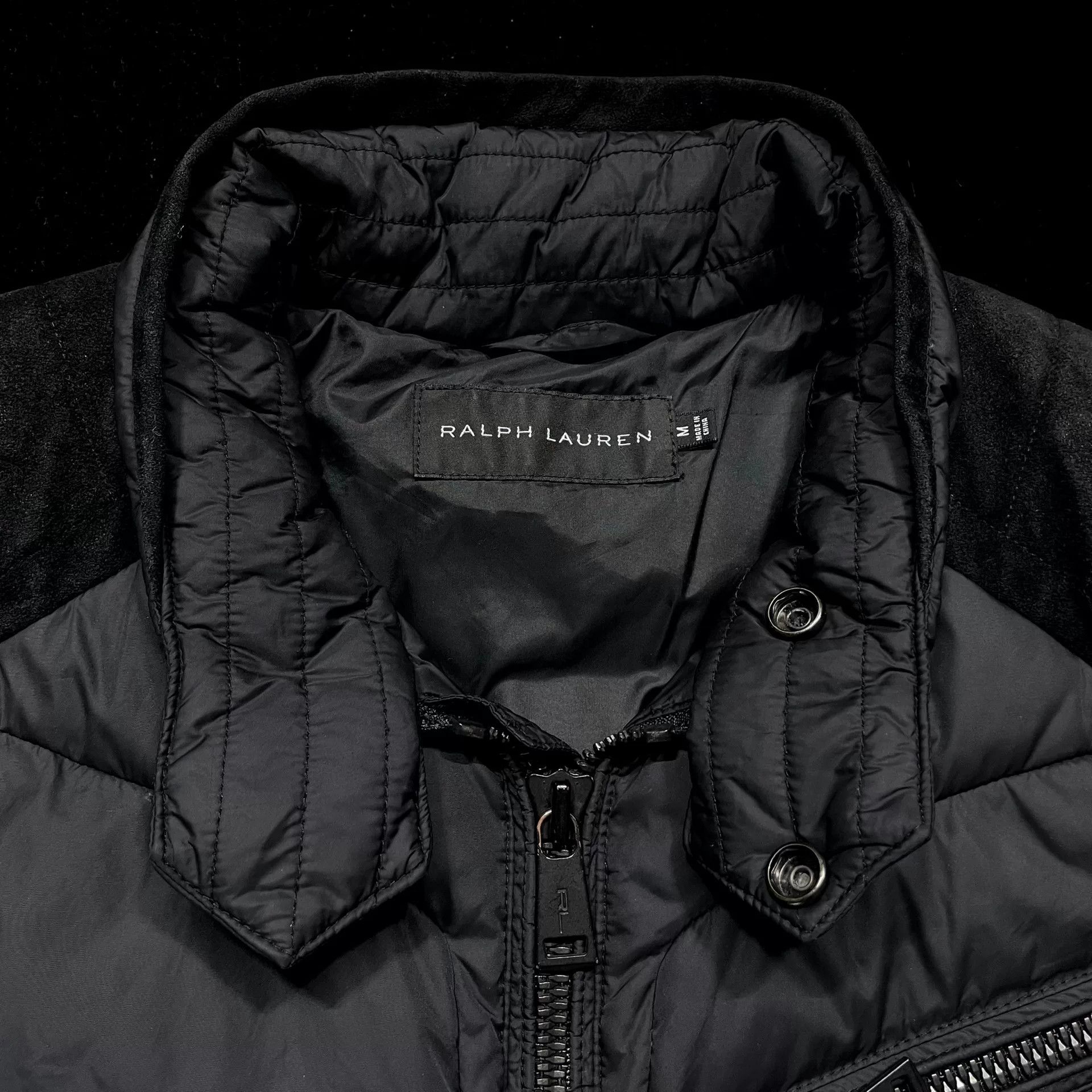 Ralph Lauren Black Label Ralph Lauren Polo Biker Style Down Jacket Size US M / EU 48-50 / 2 - 4 Thumbnail