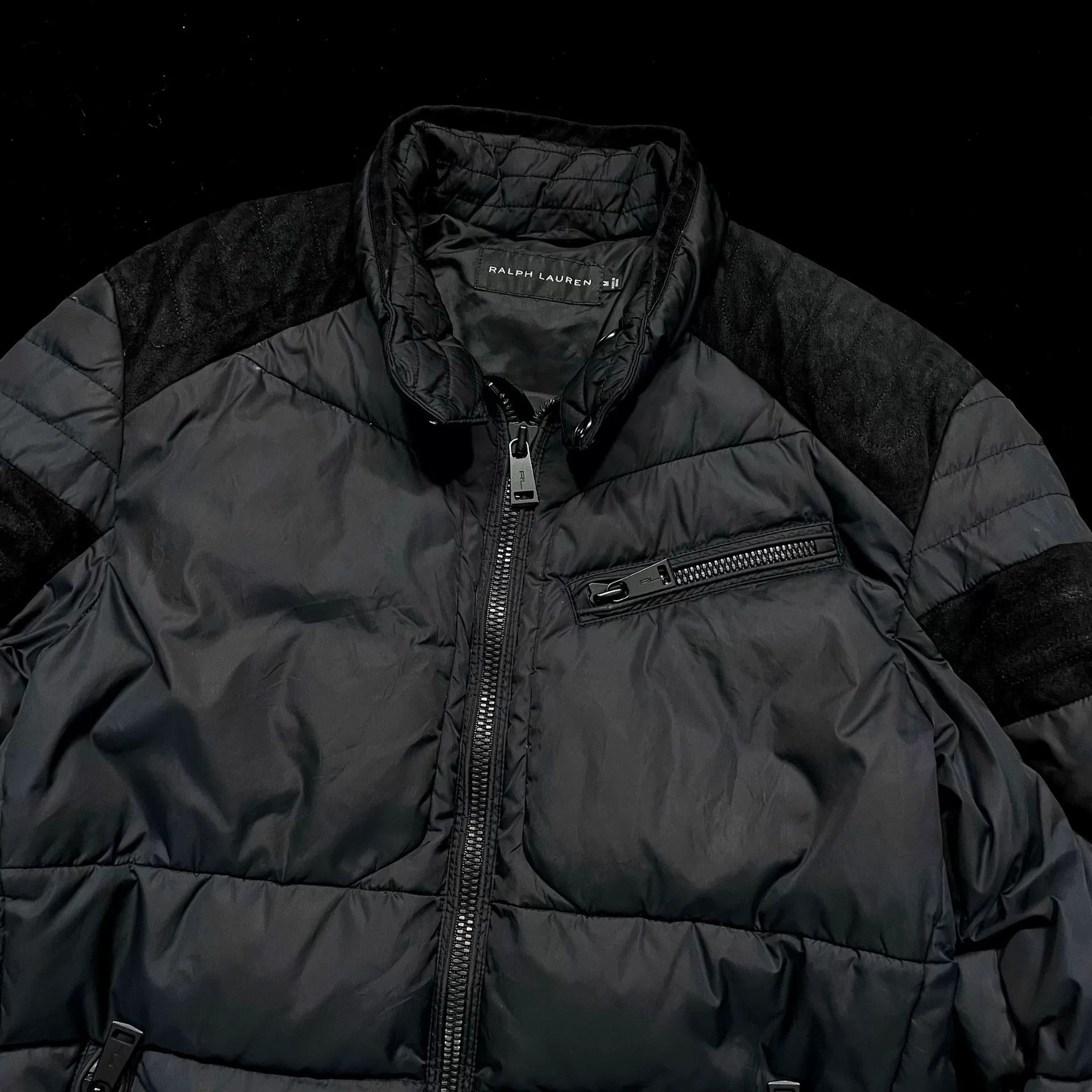 Ralph Lauren Black Label Ralph Lauren Polo Biker Style Down Jacket Size US M / EU 48-50 / 2 - 2 Thumbnail