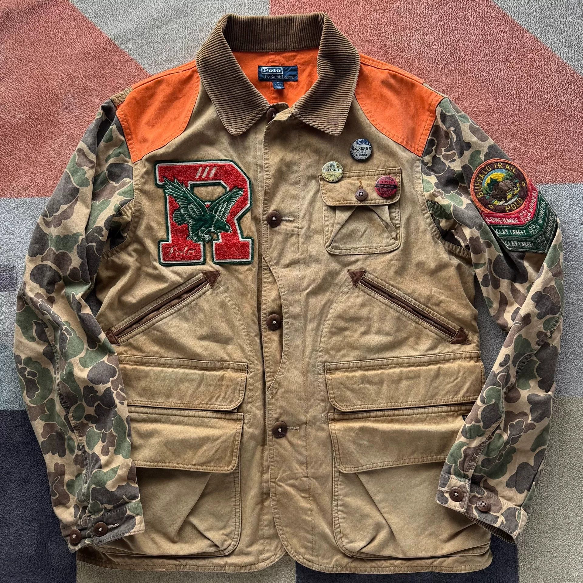 Polo Ralph Lauren Ralph Lauren Polo Outdoor Hunting Jacket Size US M / EU 48-50 / 2 - 2 Thumbnail