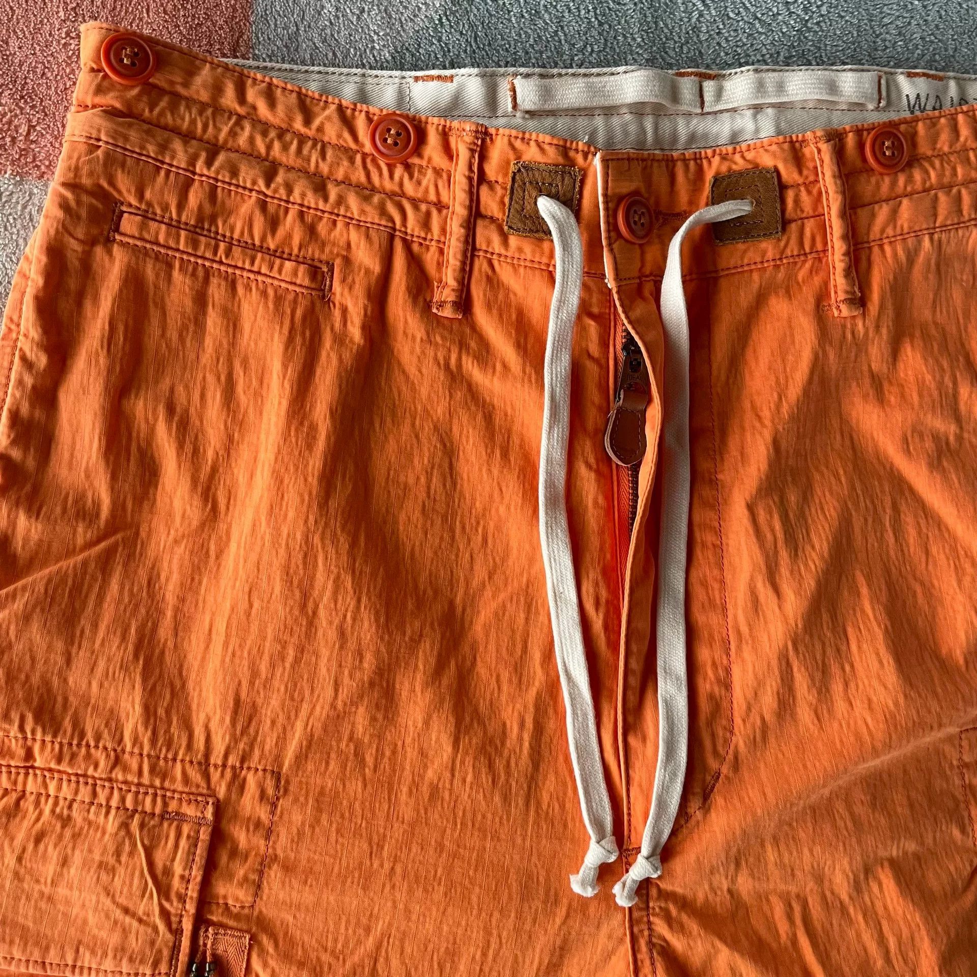 RRL Ralph Lauren RRL Double RL Orange Cargo Pants Size US 30 / EU 46 - 2 Thumbnail
