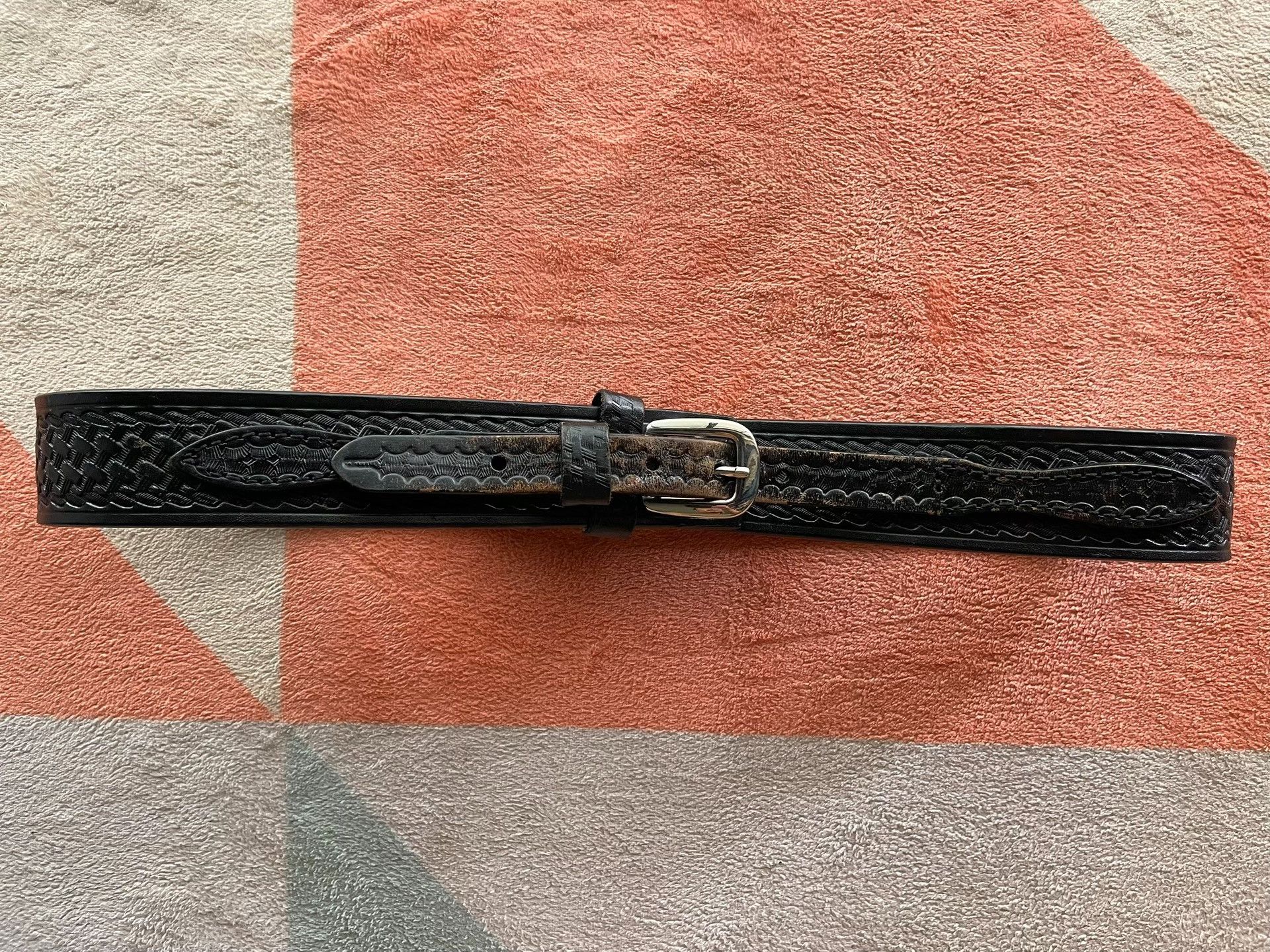 Other Cavalry Leather Belt Size ONE SIZE - 2 Thumbnail