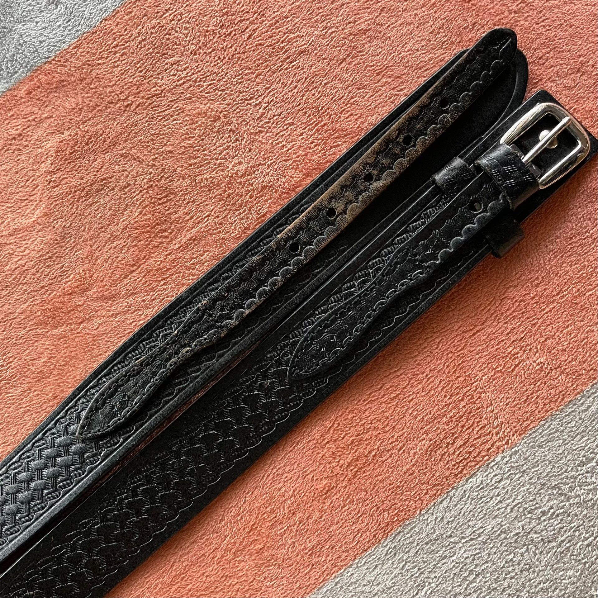 Other Cavalry Leather Belt Size ONE SIZE - 5 Thumbnail
