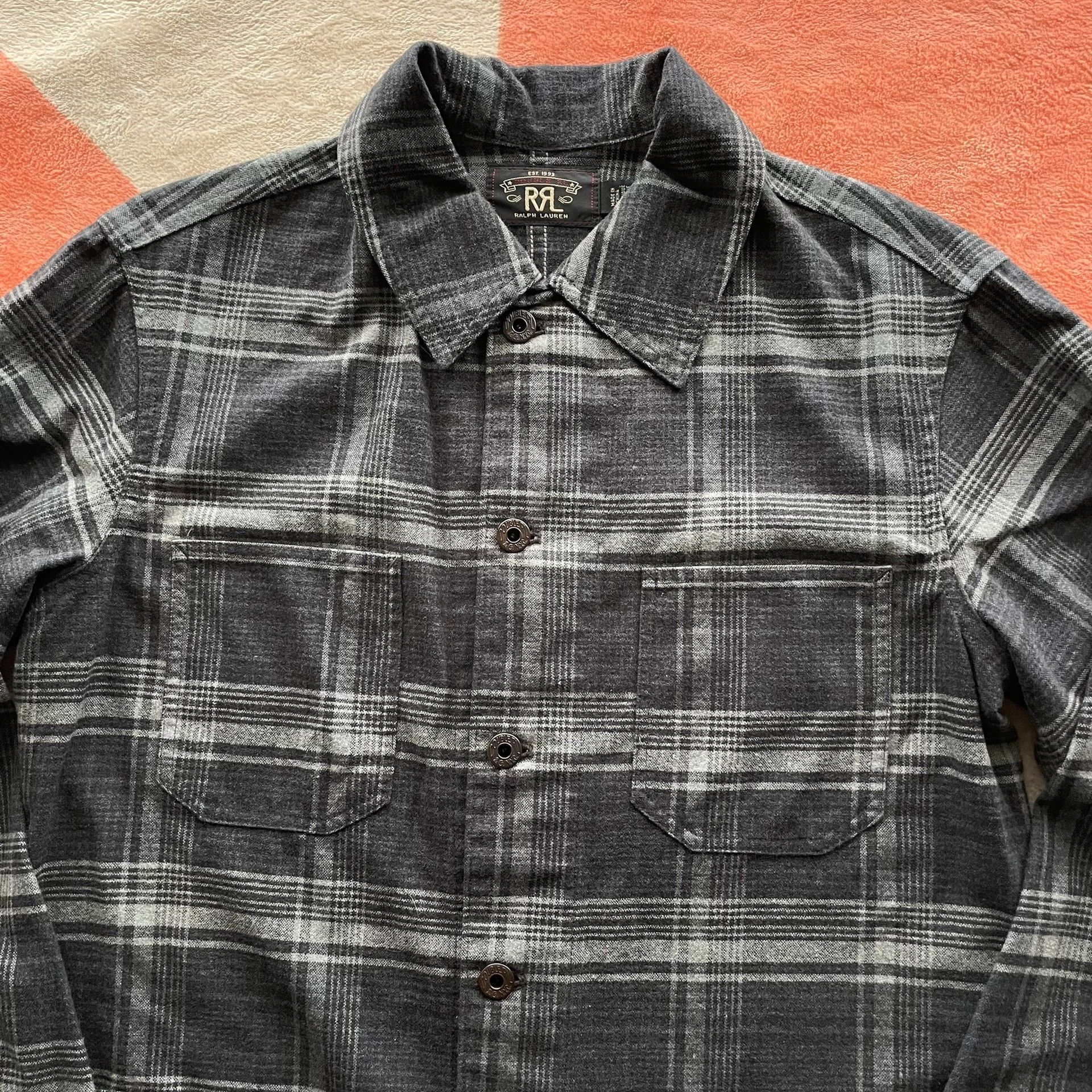 RRL Ralph Lauren RRL Ralph Lauren Plaid Workwear Jacket Size US S / EU 44-46 / 1 - 5 Thumbnail