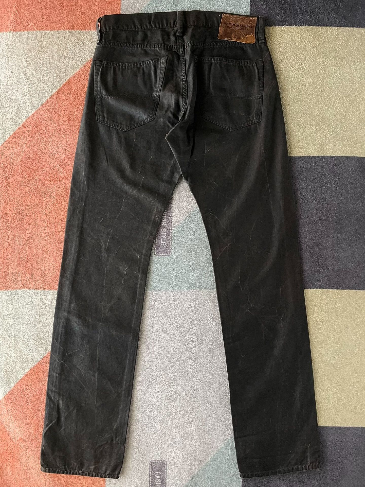 Denim & Supply Ralph Lauren Ralph Lauren Denim Supply Coated Canvas Pants Size US 29 - 9 Thumbnail