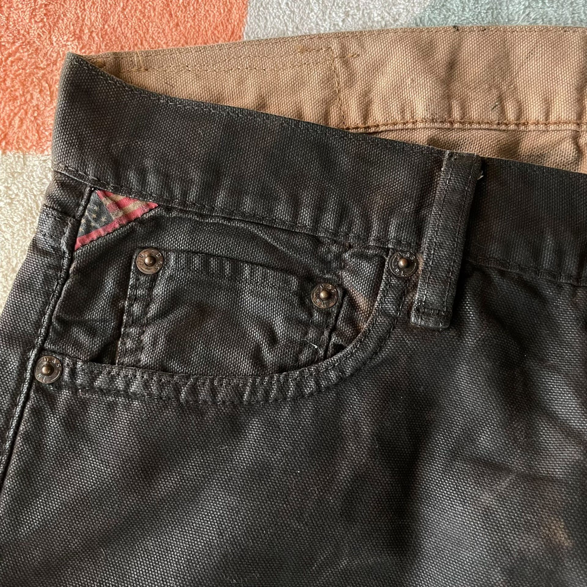 Denim & Supply Ralph Lauren Ralph Lauren Denim Supply Coated Canvas Pants Size US 29 - 4 Thumbnail