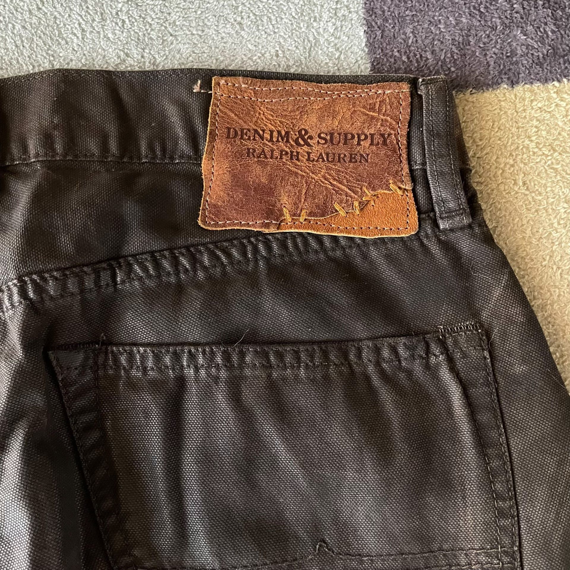 Denim & Supply Ralph Lauren Ralph Lauren Denim Supply Coated Canvas Pants Size US 29 - 8 Thumbnail