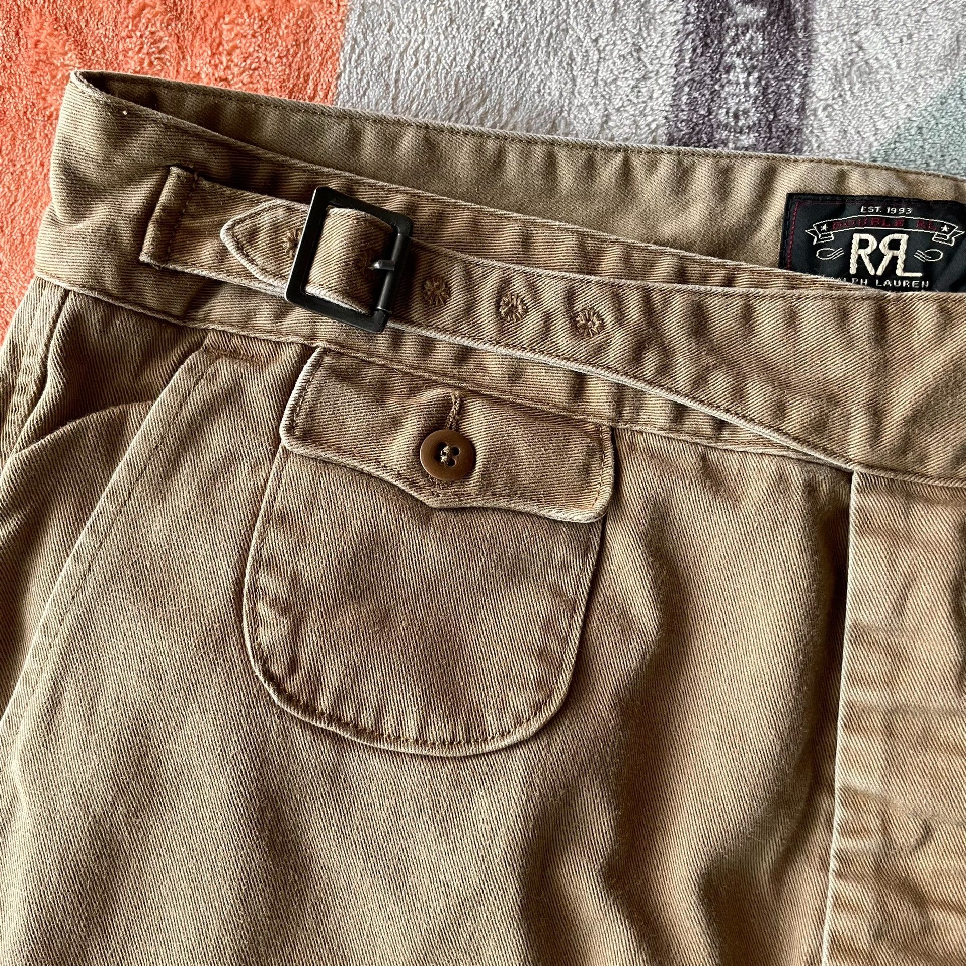 RRL Ralph Lauren RRL Ralph Lauren Khaki Gurkha Officer Pants Size US 36 / EU 52 - 4 Thumbnail