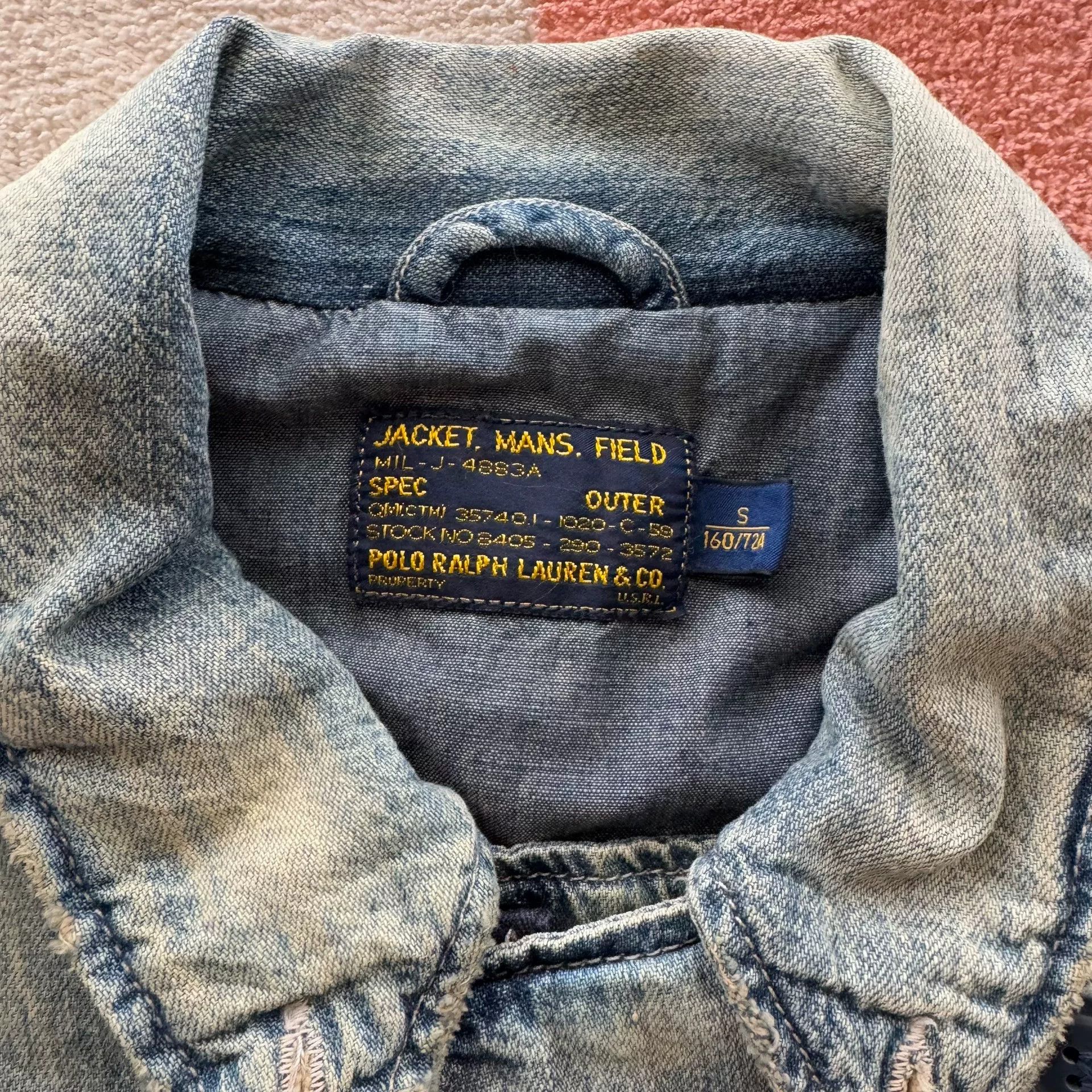 Polo Ralph Lauren Ralph Lauren M43 Military Denim Jacket Size US S / EU 44-46 / 1 - 5 Thumbnail
