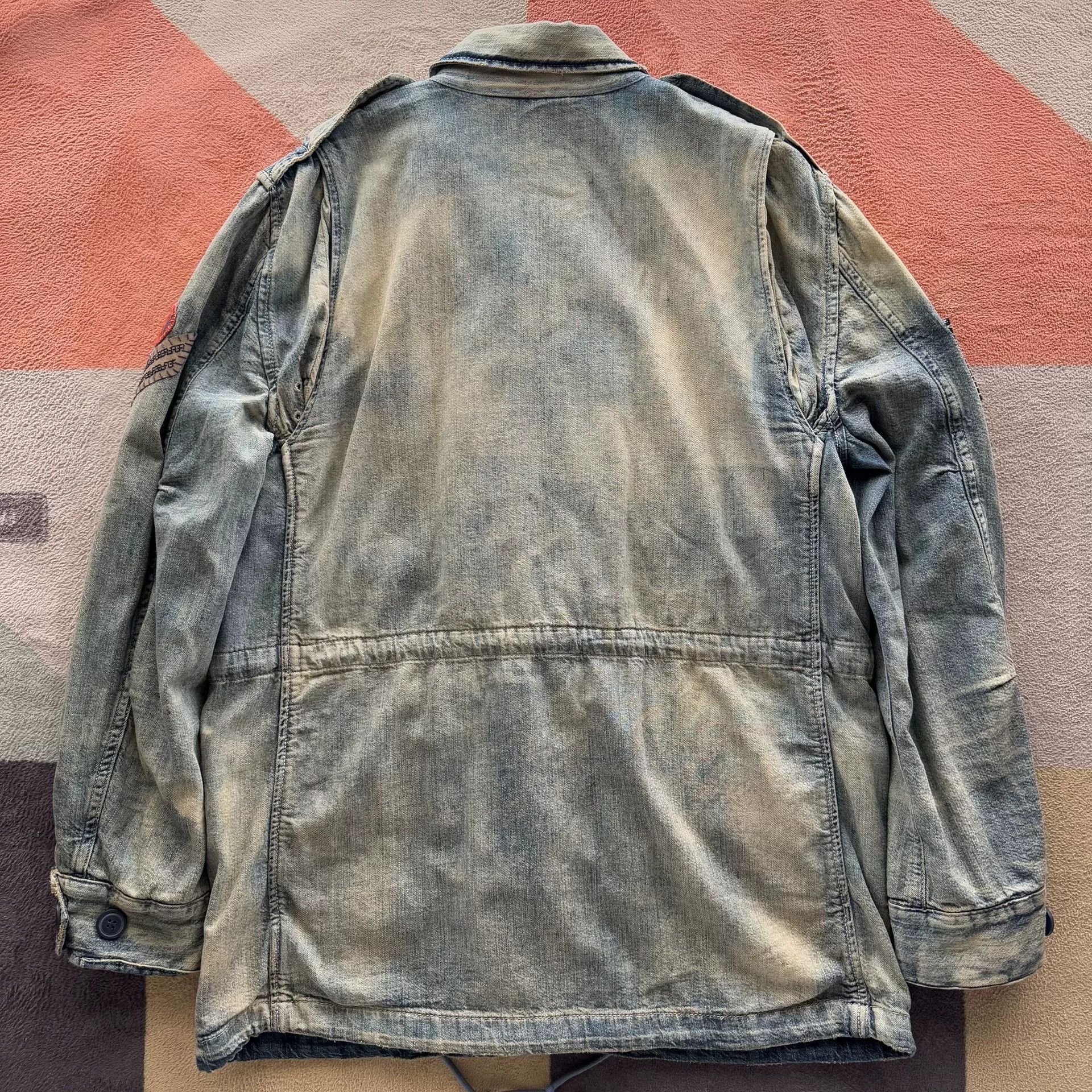 Polo Ralph Lauren Ralph Lauren M43 Military Denim Jacket Size US S / EU 44-46 / 1 - 3 Thumbnail