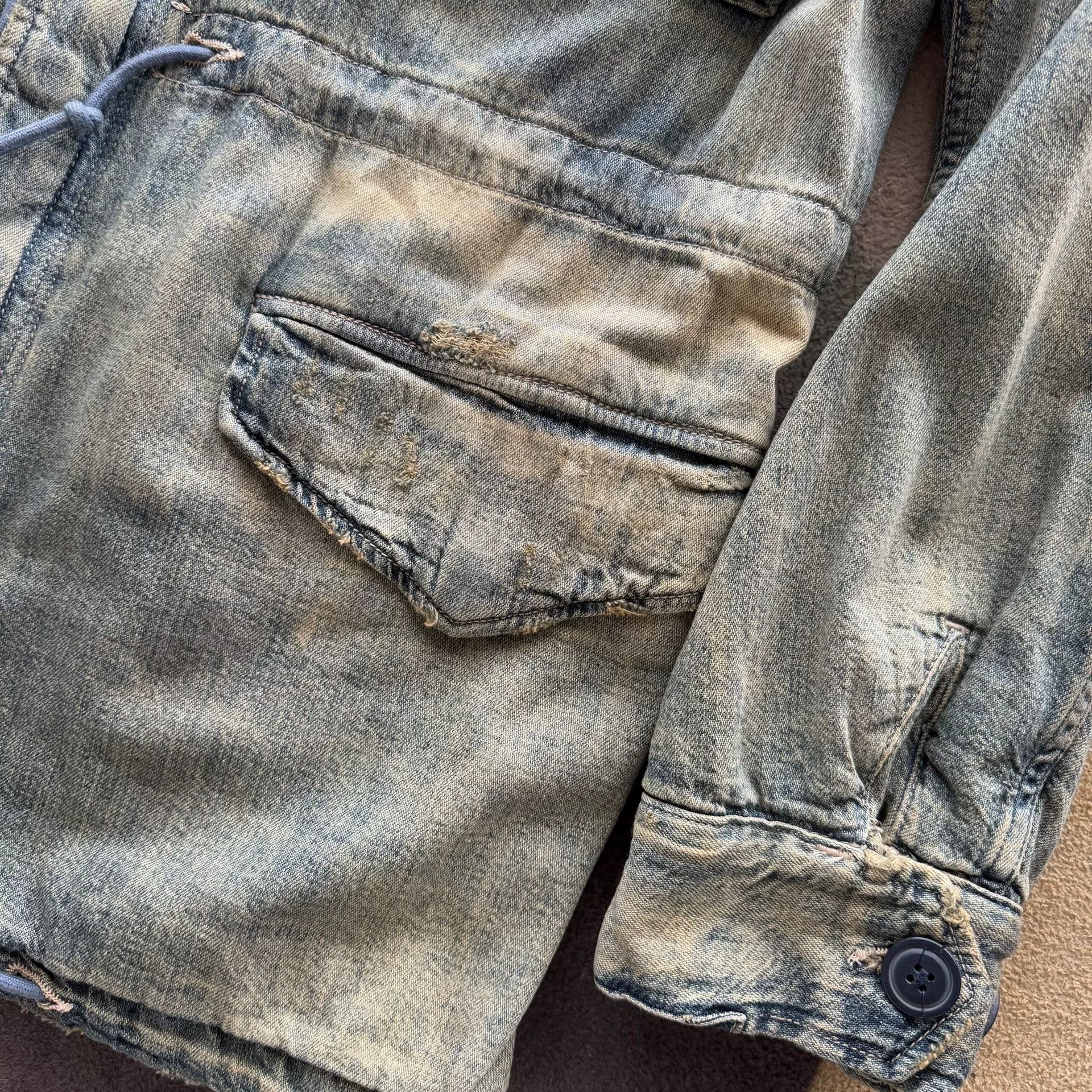 Polo Ralph Lauren Ralph Lauren M43 Military Denim Jacket Size US S / EU 44-46 / 1 - 7 Thumbnail