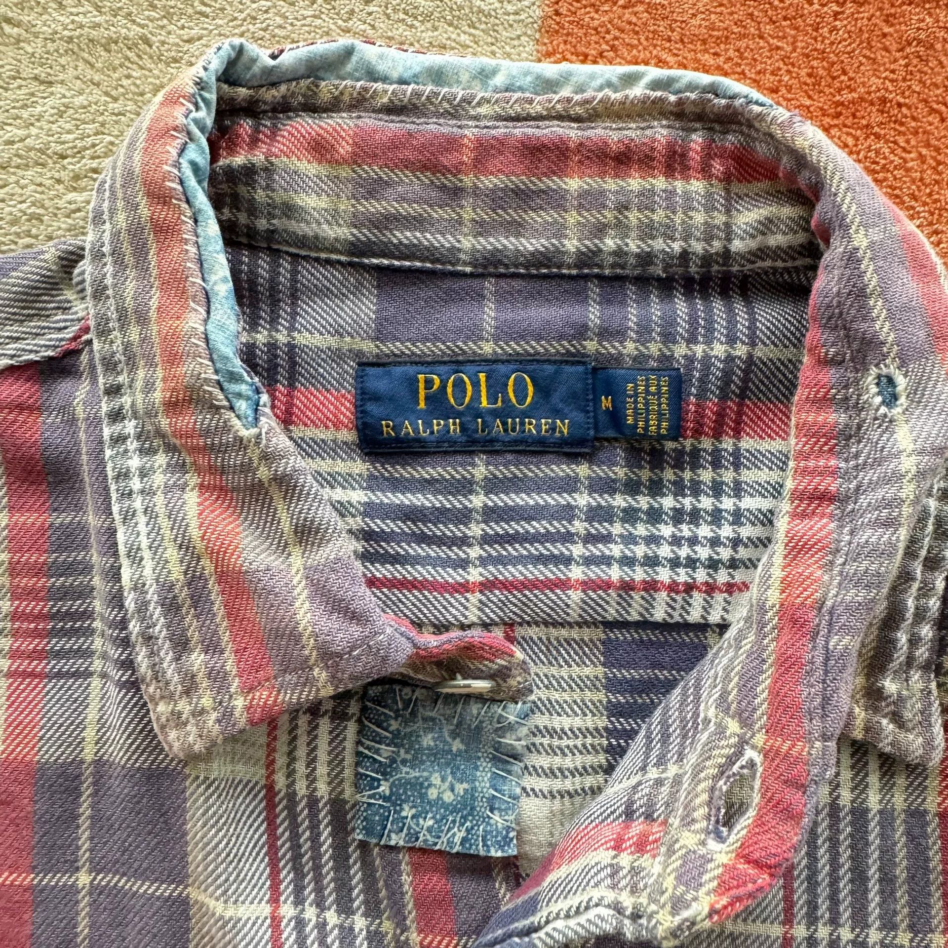 Polo Ralph Lauren Ralph Lauren Plaid Patch Embroidered Shirt Size US M / EU 48-50 / 2 - 3 Thumbnail