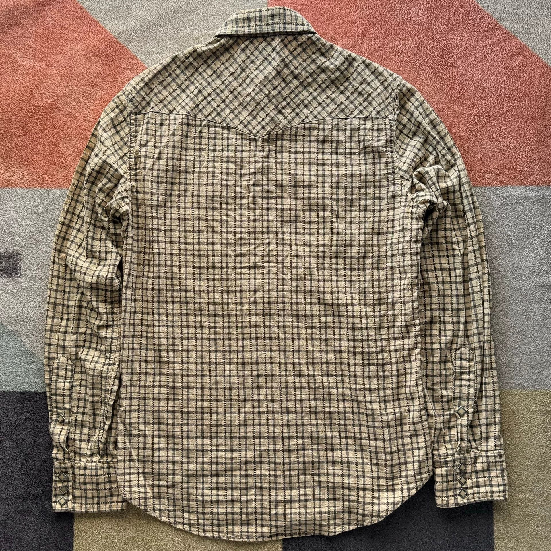 RRL Ralph Lauren RRL Plaid Western Shirt Size US S / EU 44-46 / 1 - 9 Thumbnail