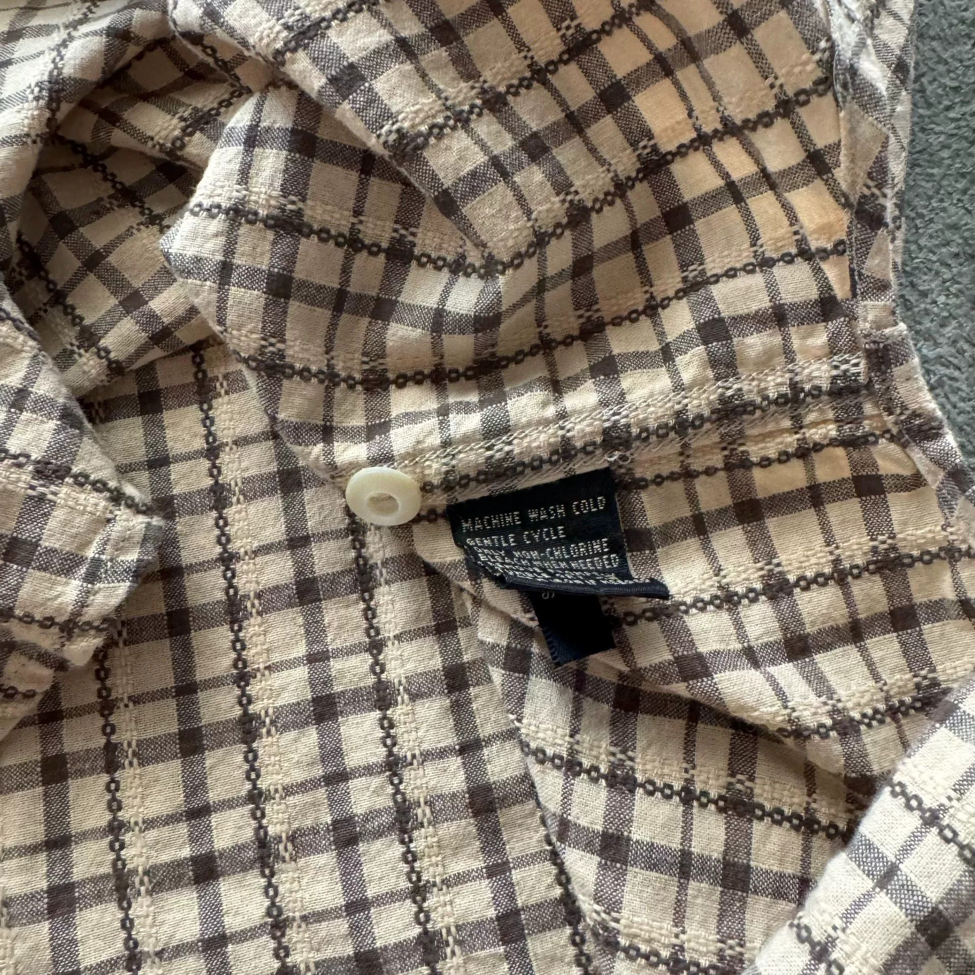RRL Ralph Lauren RRL Plaid Western Shirt Size US S / EU 44-46 / 1 - 7 Thumbnail