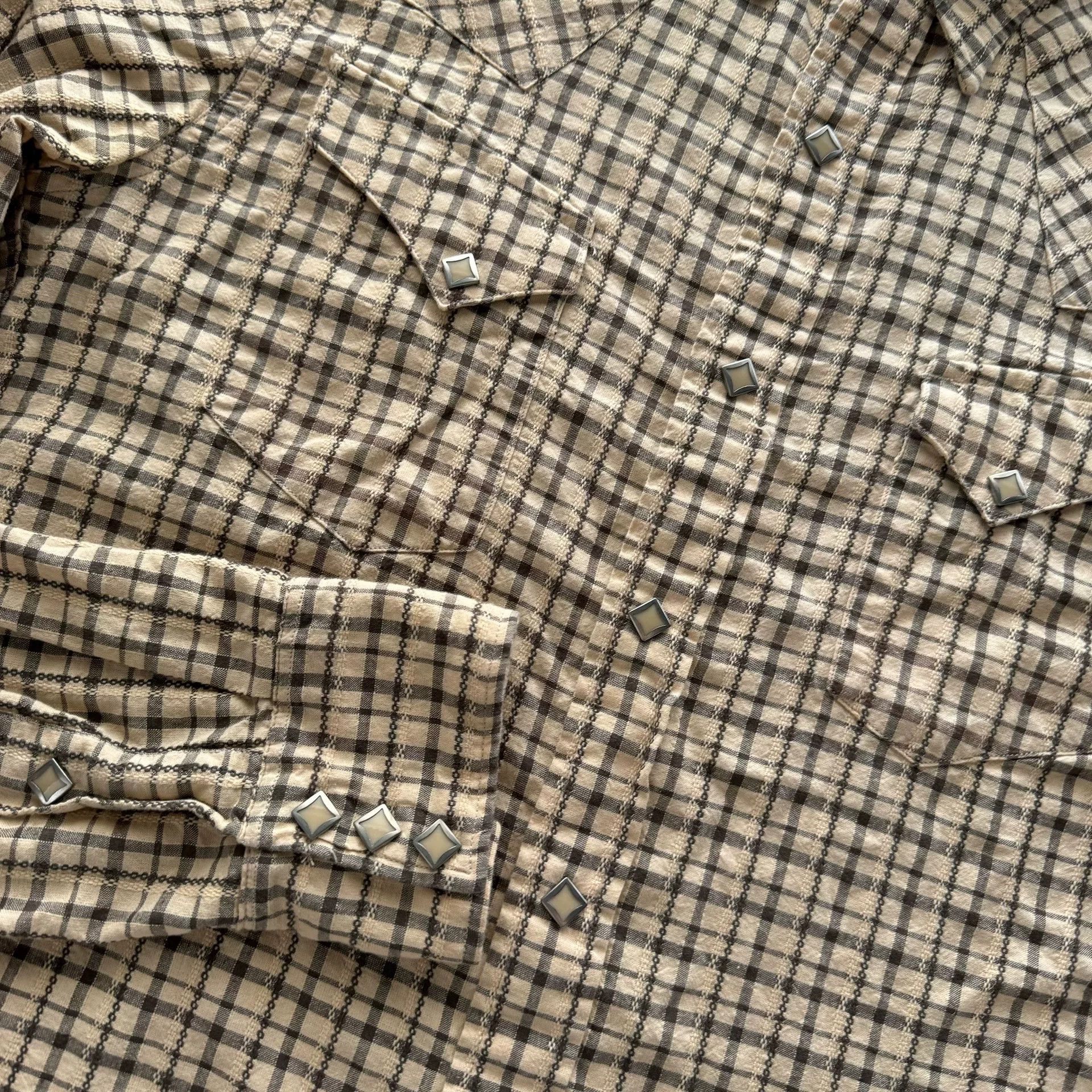 RRL Ralph Lauren RRL Plaid Western Shirt Size US S / EU 44-46 / 1 - 5 Thumbnail