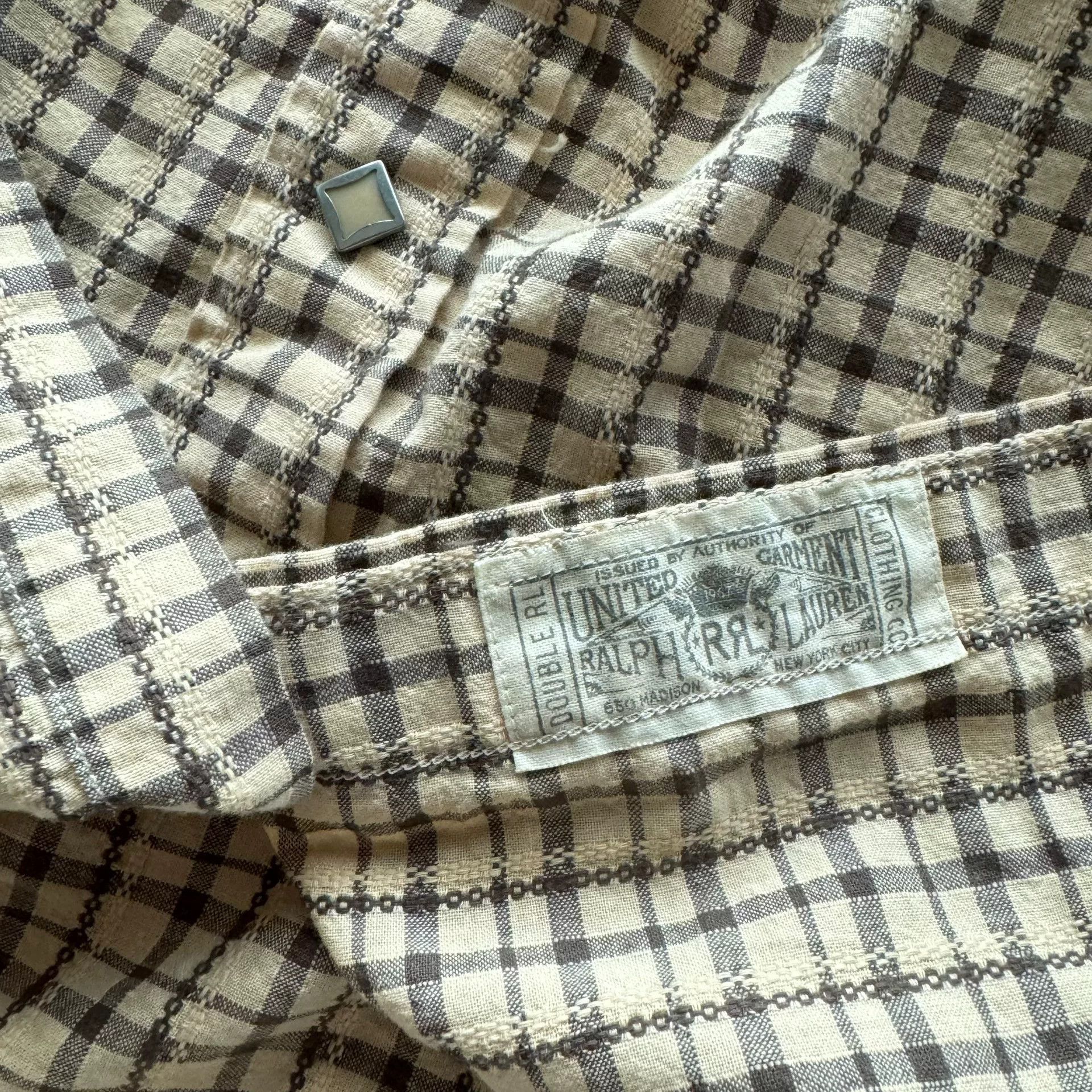 RRL Ralph Lauren RRL Plaid Western Shirt Size US S / EU 44-46 / 1 - 8 Thumbnail