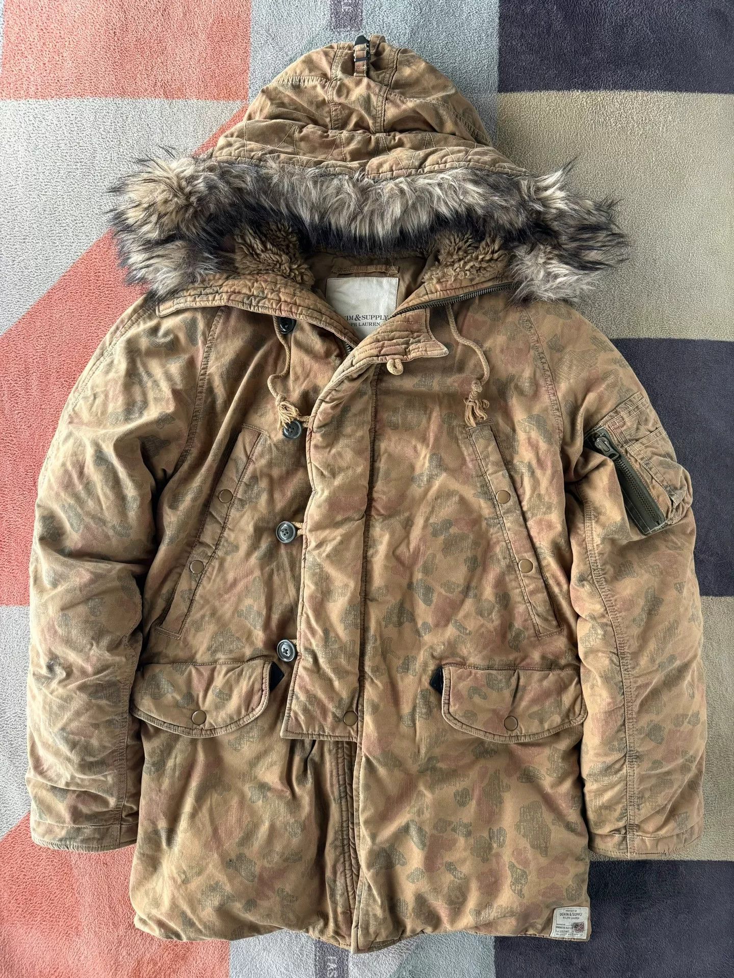 Denim & Supply Ralph Lauren Ralph Lauren Denim Supply DS Indian Print Down Jacket Size US XS / EU 42 / 0 - 2 Thumbnail