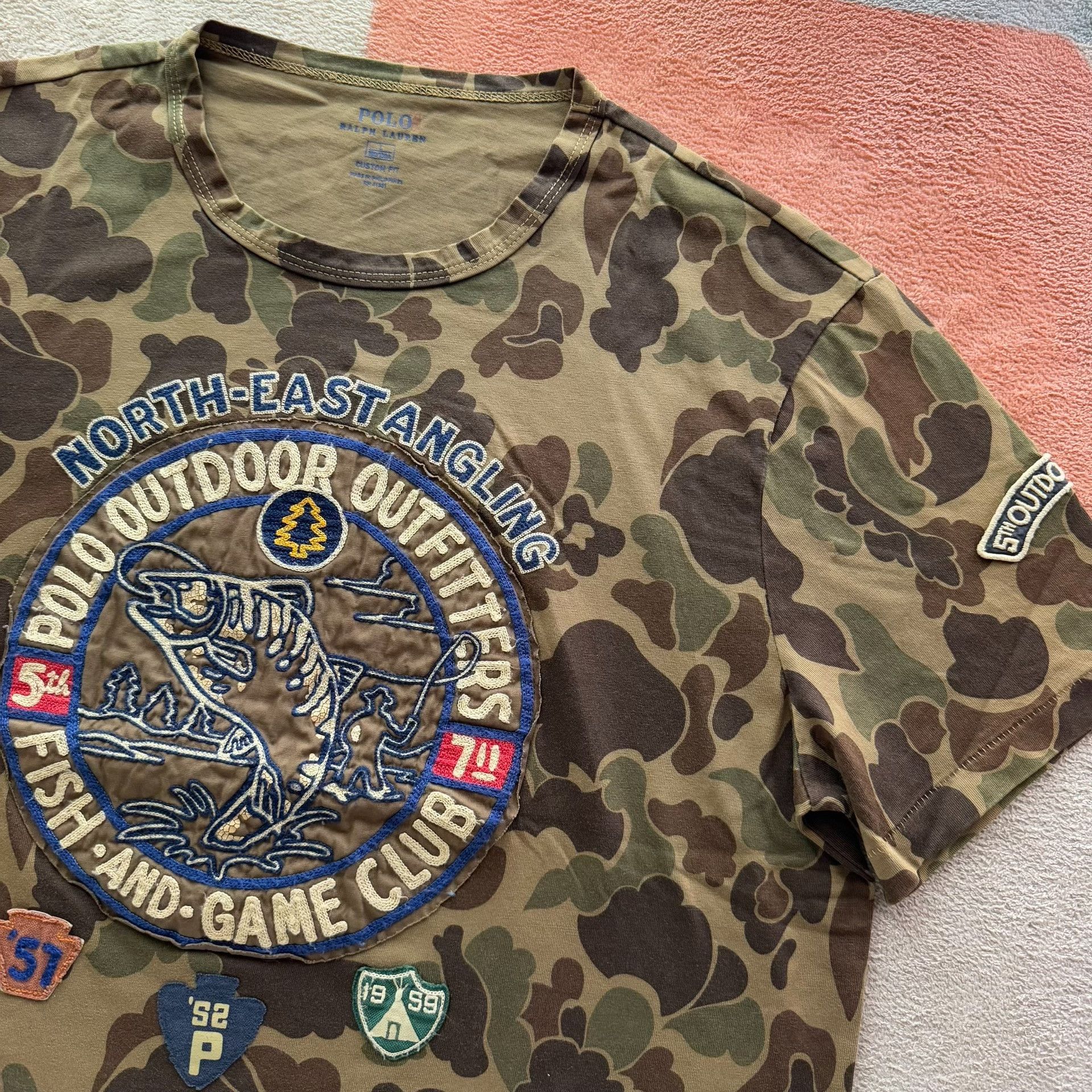 Polo Ralph Lauren Ralph Lauren Outdoor Fishing Short Sleeve T-Shirt Size US L / EU 52-54 / 3 - 5 Thumbnail