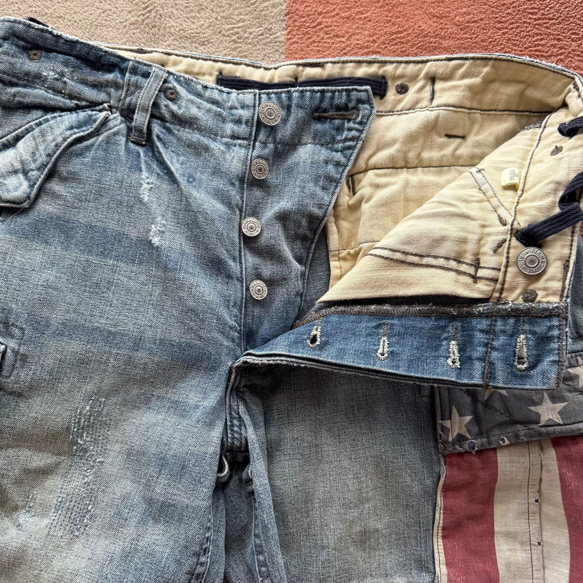 Denim & Supply Ralph Lauren Ralph Lauren Denim Supply Distressed Denim Shorts Size US 29 - 5 Thumbnail
