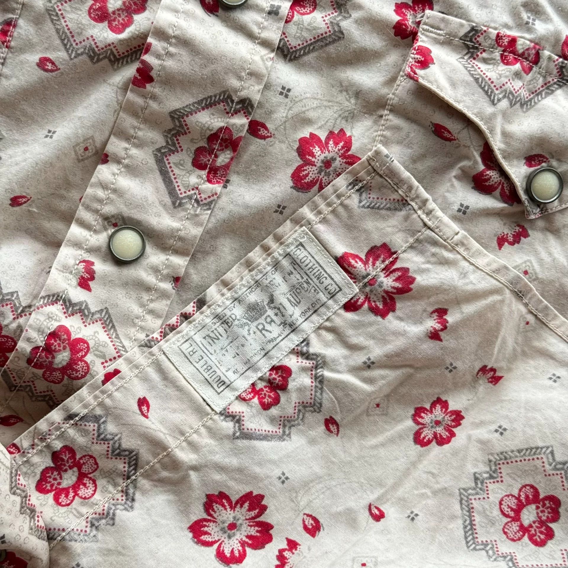 RRL Ralph Lauren RRL Sakura Western Shirt Size US M / EU 48-50 / 2 - 5 Thumbnail