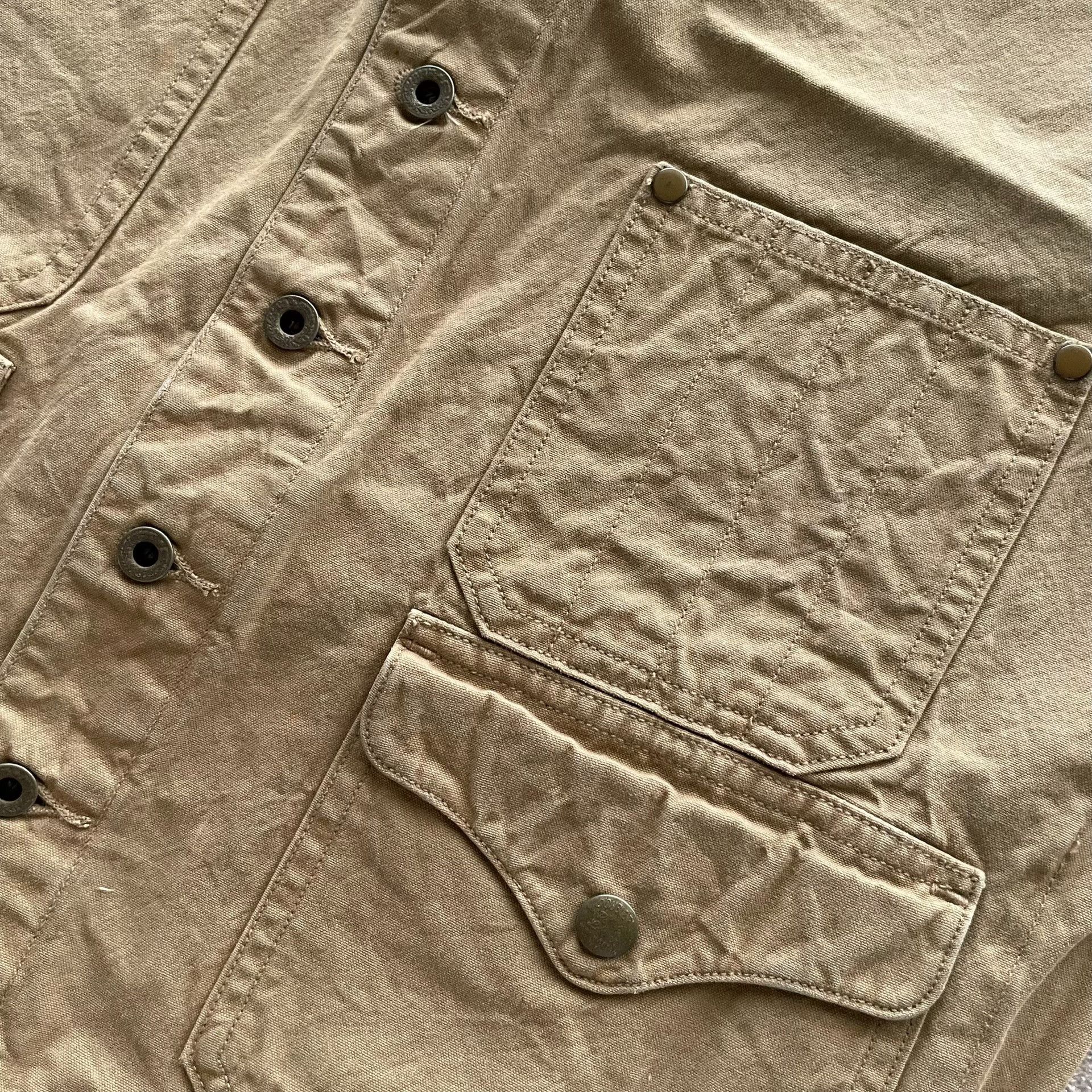 RRL Ralph Lauren RRL Canvas Workwear Vest Size US M / EU 48-50 / 2 - 3 Thumbnail